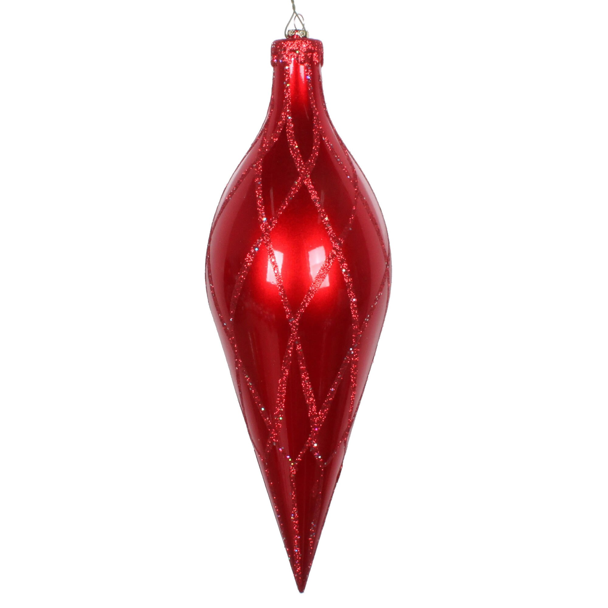 Vickerman MT198503D Red Jumbo Indoor Ornament Shatterproof