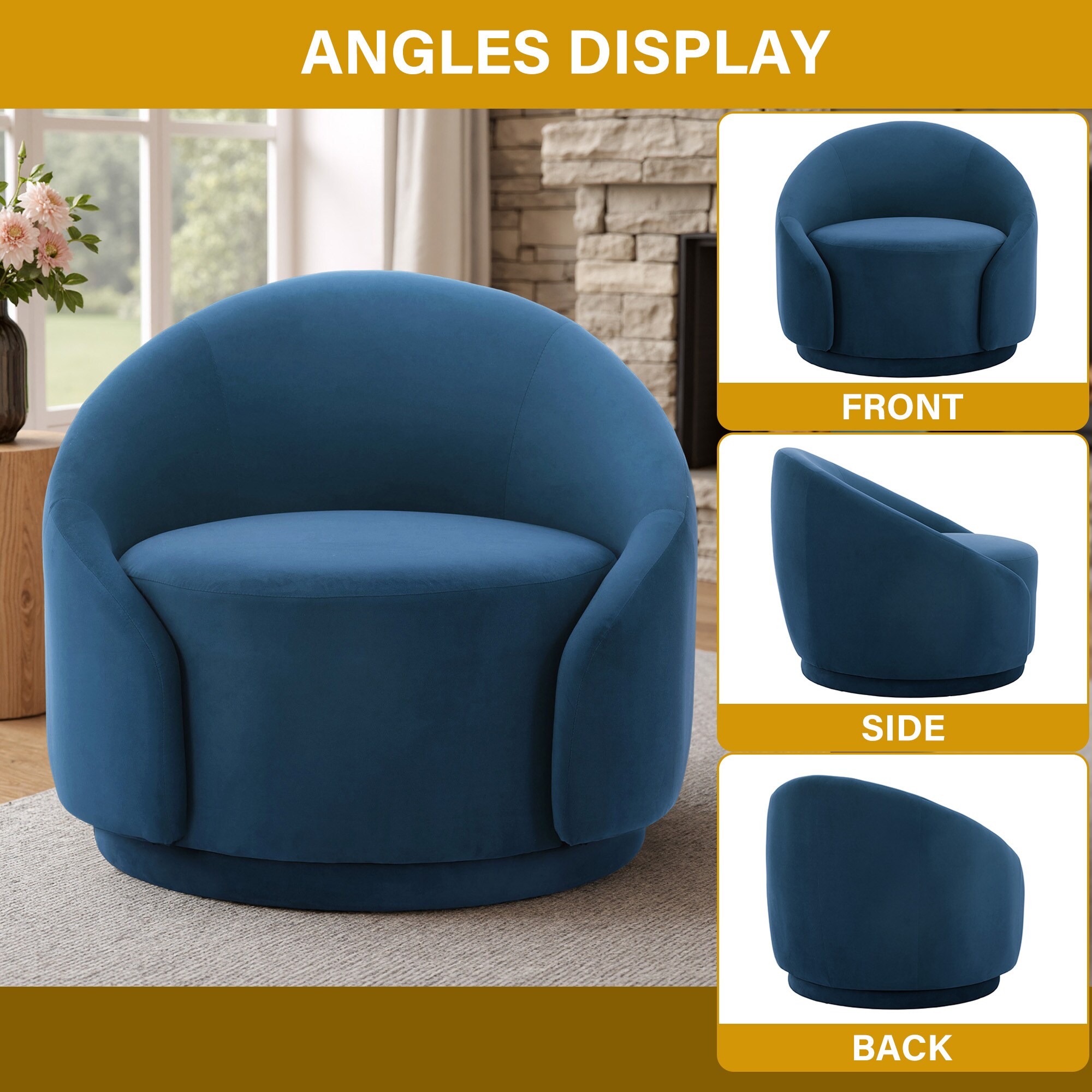 Dreamsidea LS-CH0042V-BLUE chairs - View #13