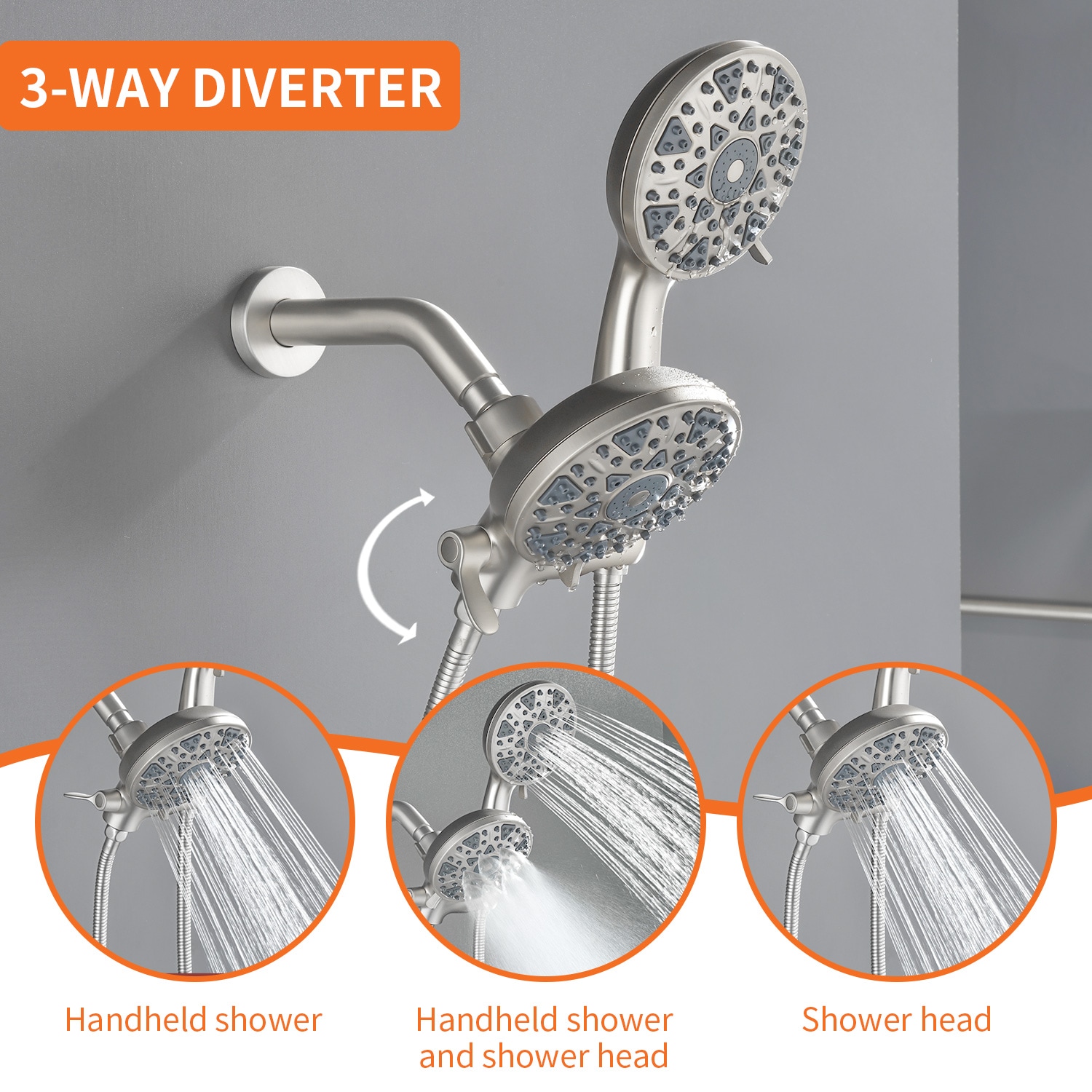 WELLFOR YBT1204HNS Showerhead-Bar-Panels - View #5