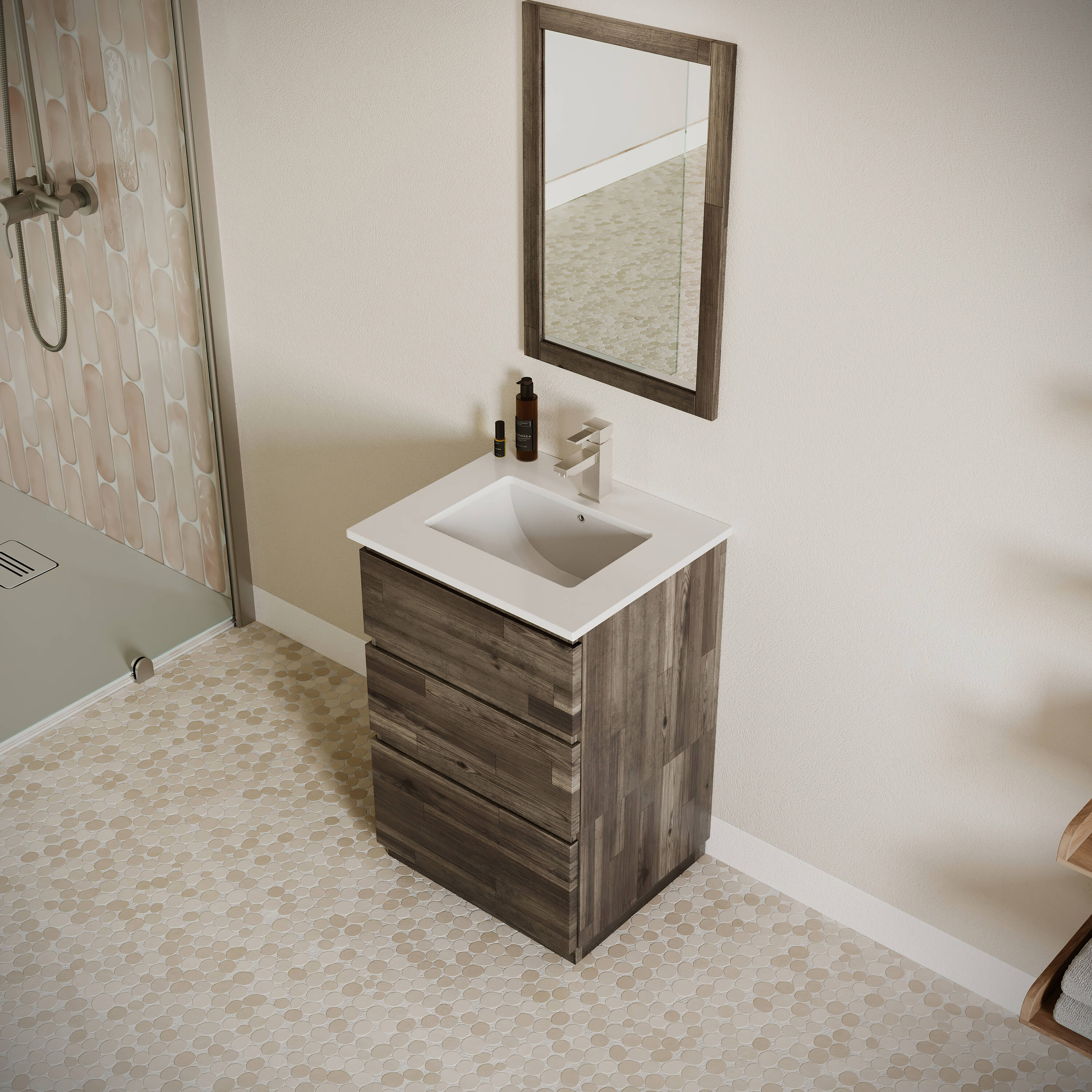 Fresca FCB3124ACA-FC-CWH-U Bath-Vanity-Combo - View #5