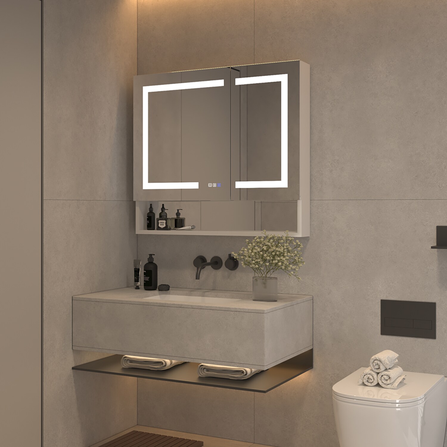 waterpar WPLO-3632V5FX Bathroom-Medicine-Cabinets - View #3