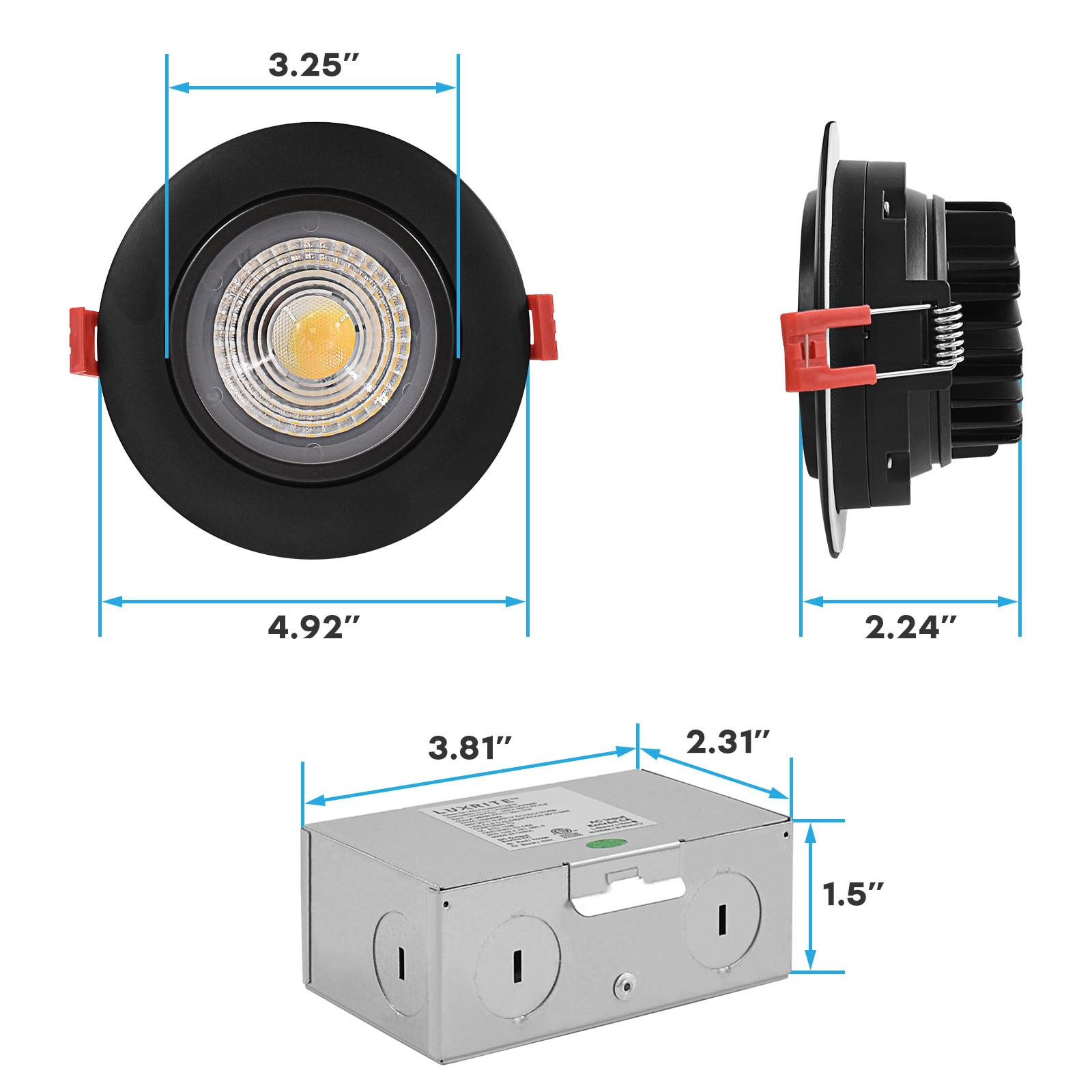 Luxrite LR23226-4PK Led-Retrofit-Downlight - View #10