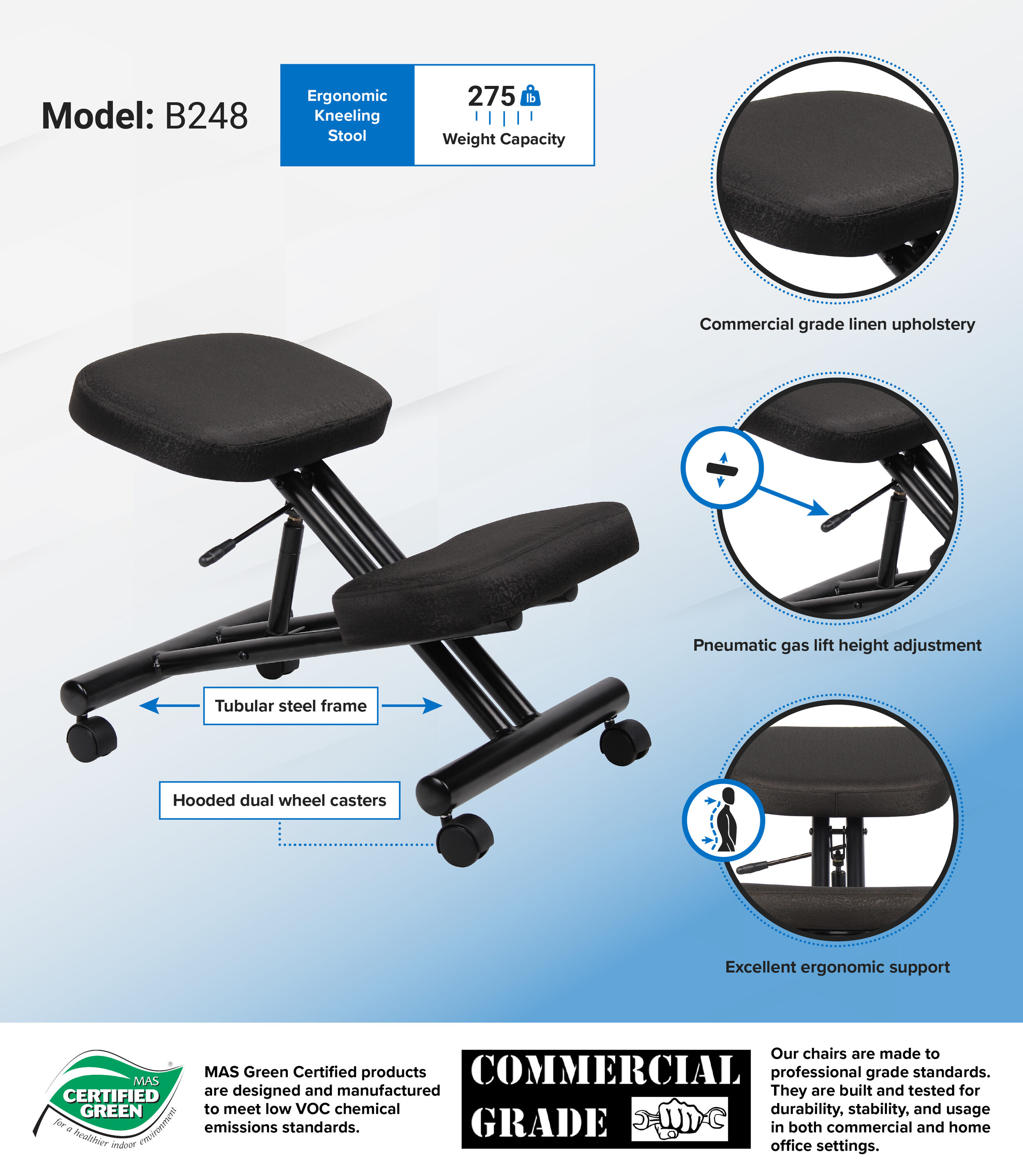 Boss Office Products B248 Office-Chairs - View #5