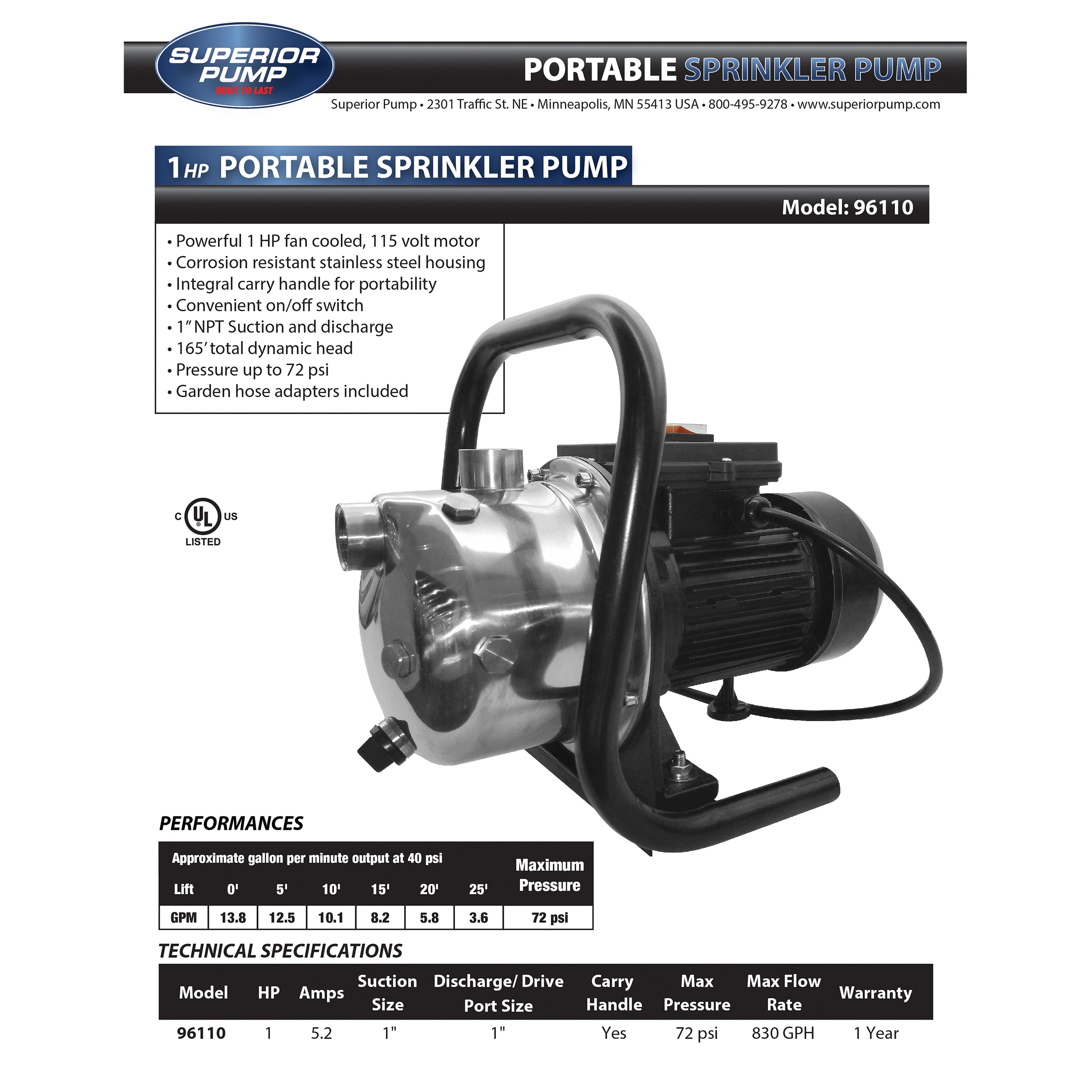 Superior Pump 96110 pumps - View #2