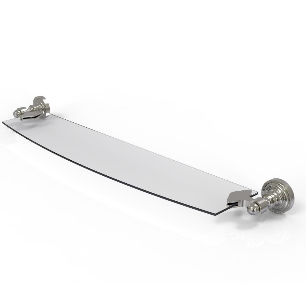 Allied Brass DT-33/24-SN Dottingham Satin Nickel Wall mount Bathroom Shelf ( 24-in x 2.25-in x 5-in )