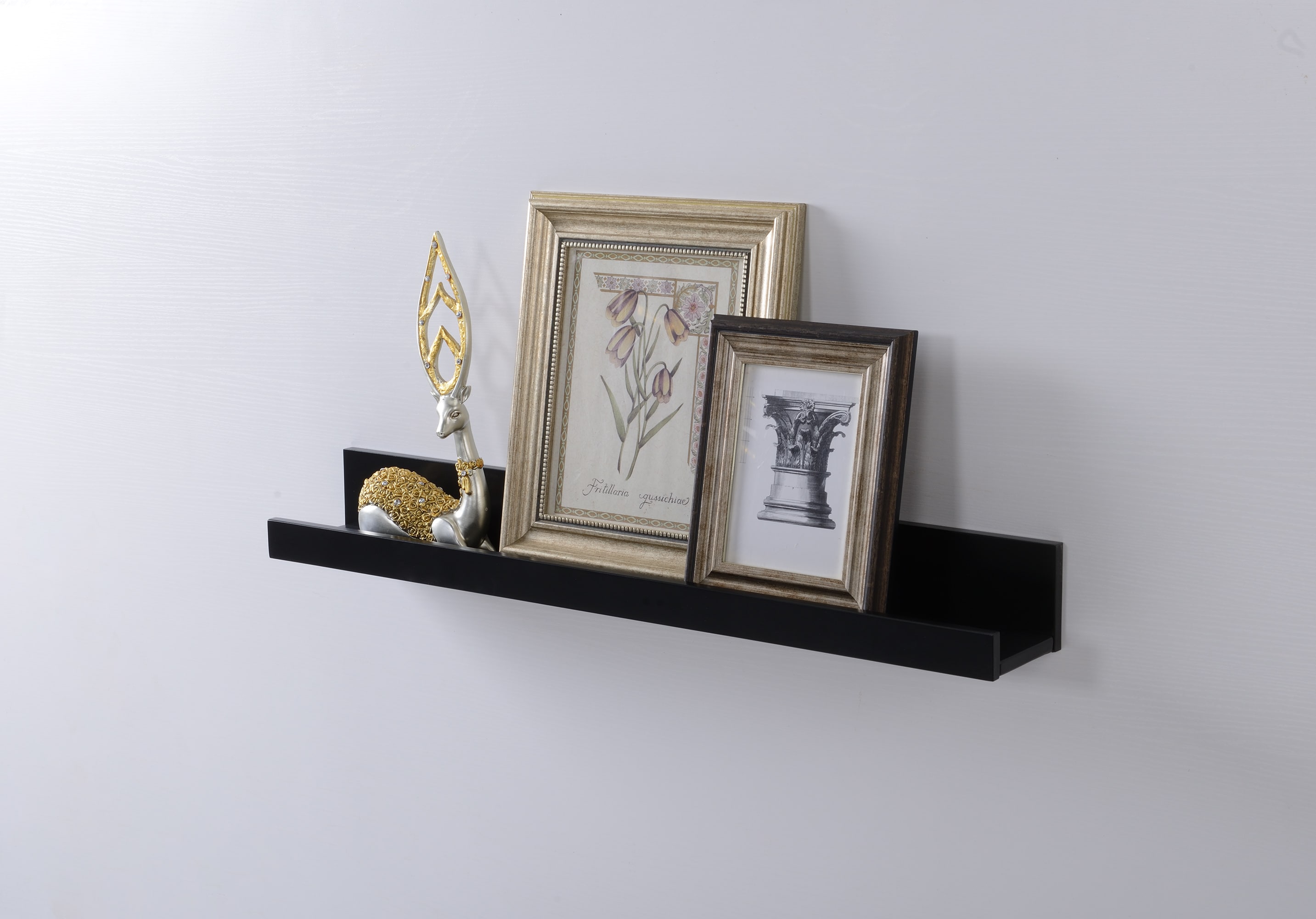 Lloyd Premium Black Wall Shelf