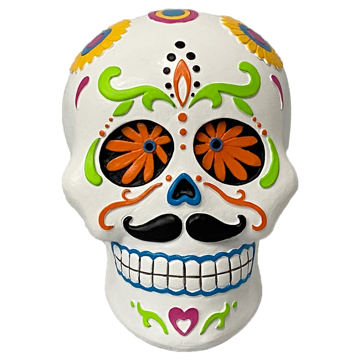 Holiday Living LW53-NXFG022B 6-in Tabletop Skull Figurine