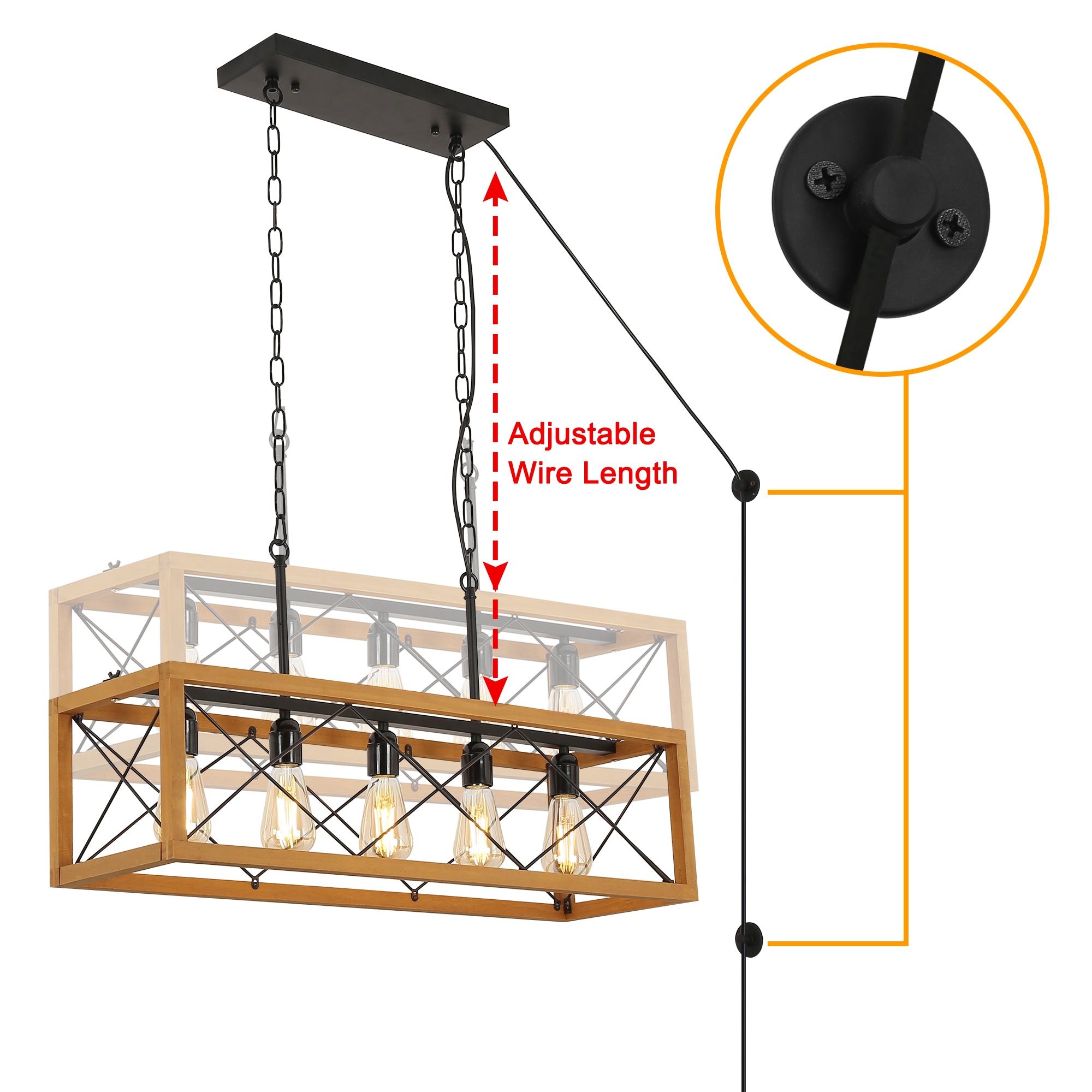 SUNLLOK LN3018 Pendant-Lights - View #4