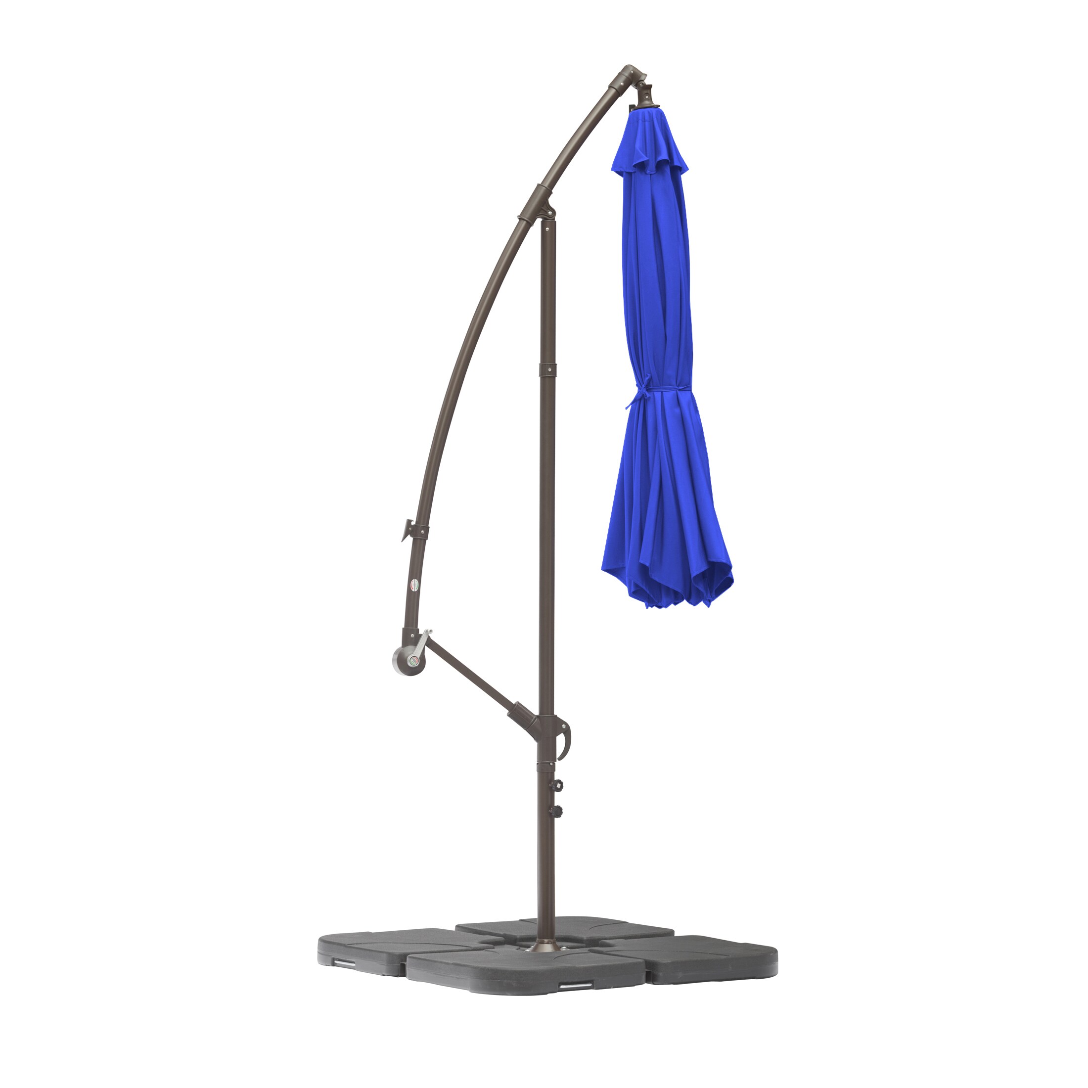 Royal Blue 10 Ft Steel Cantilever Side Post Umbrella