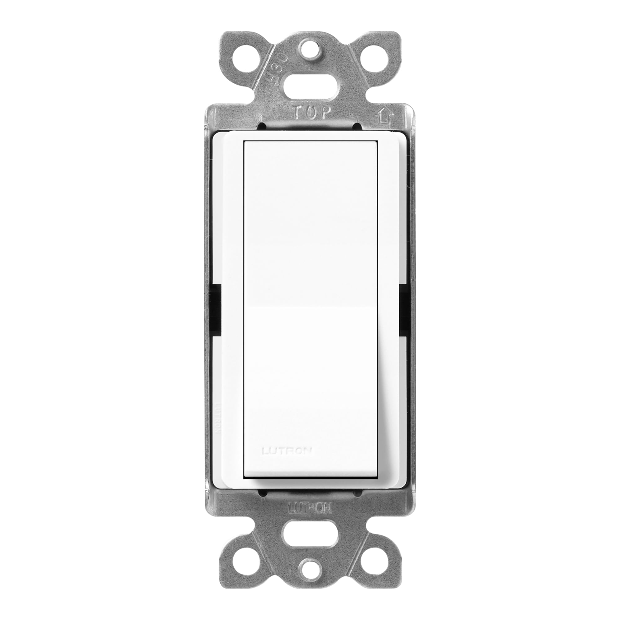 Lutron SC-1PS-BW Claro 15-amp Single-pole Rocker Master Light Switch , Brilliant White