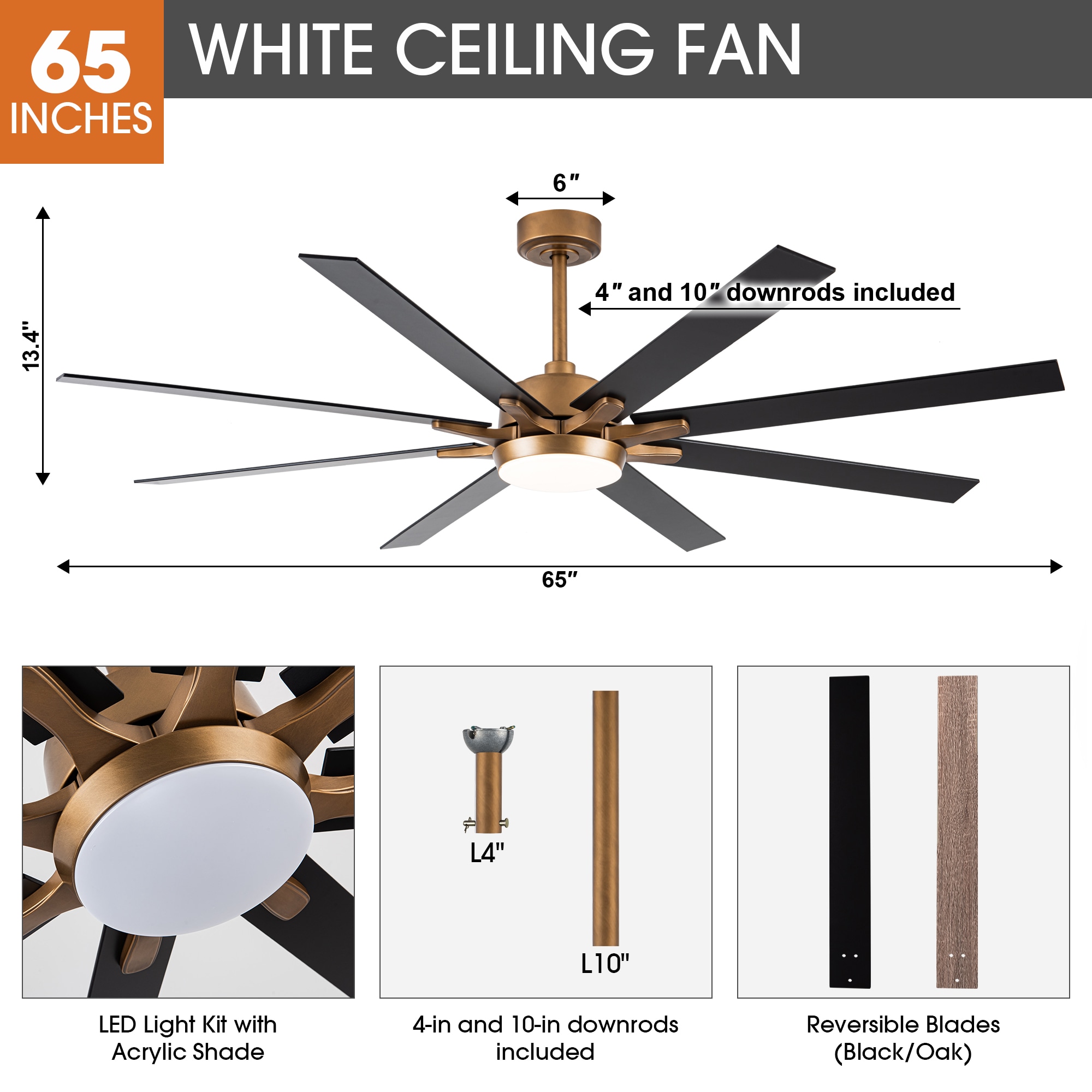 Parrot Uncle F8261110V Ceiling-Fans - View #8