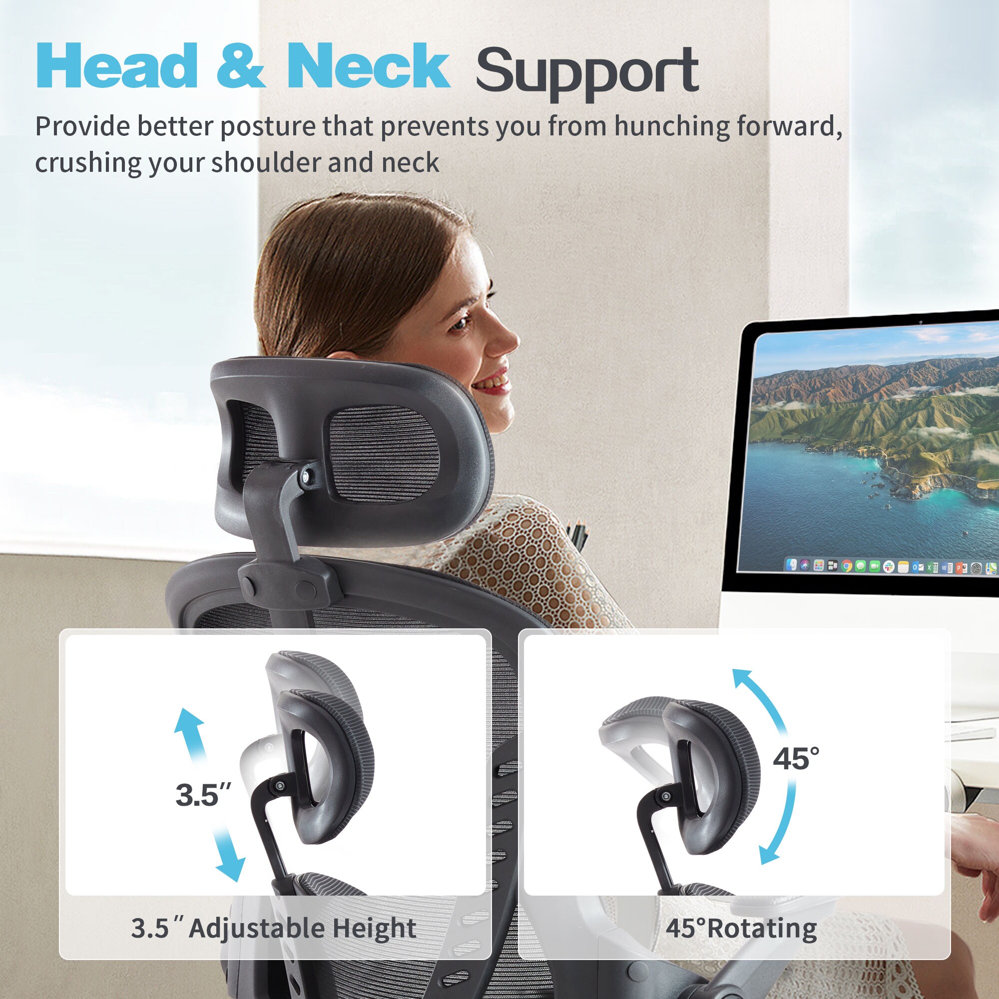 Ovios OJDM400 Office-Chairs - View #2