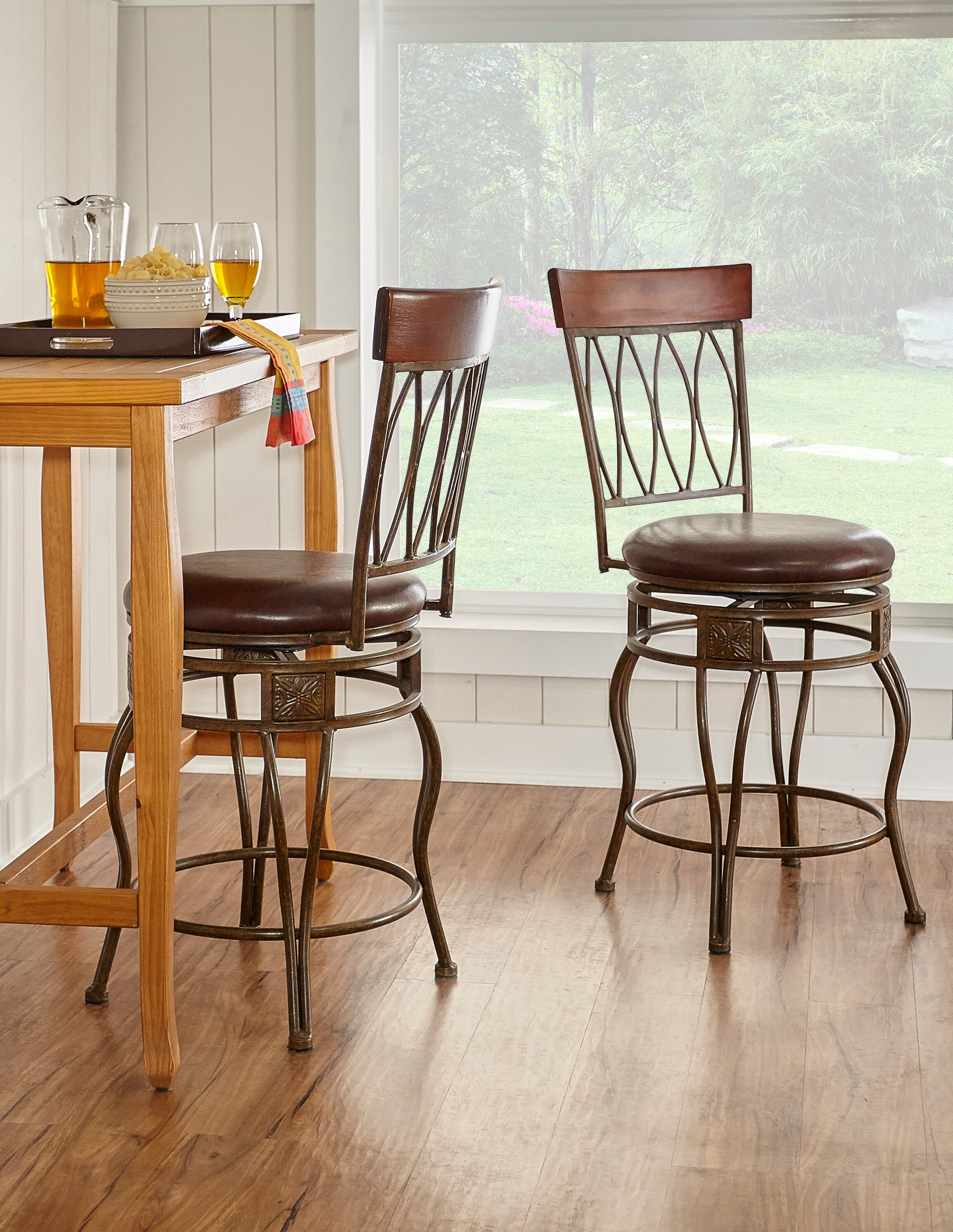 Linon 02562MTL-01-KD-U stools - View #6
