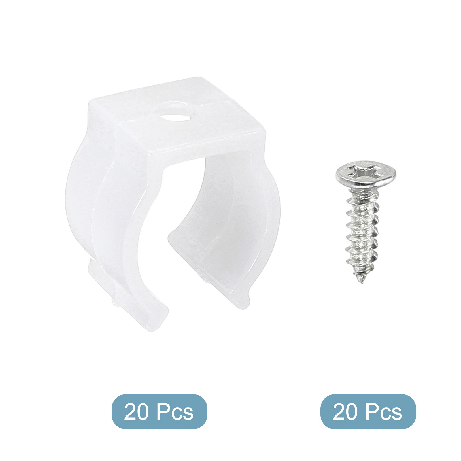 Unique Bargains T5 U Clips Holder Bracket Fluorescent Tube Light ...