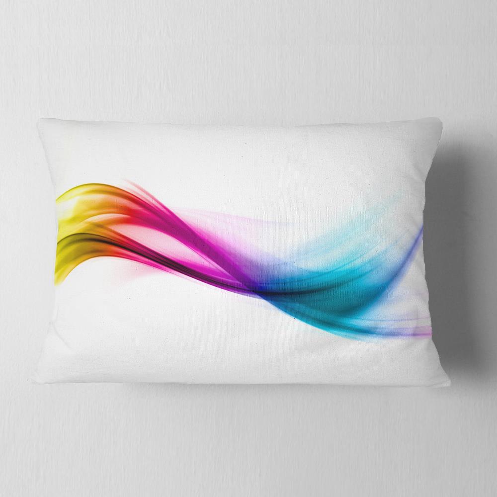 Designart CU8212-12-20 12-in x 20-in Blue Indoor Decorative Pillow