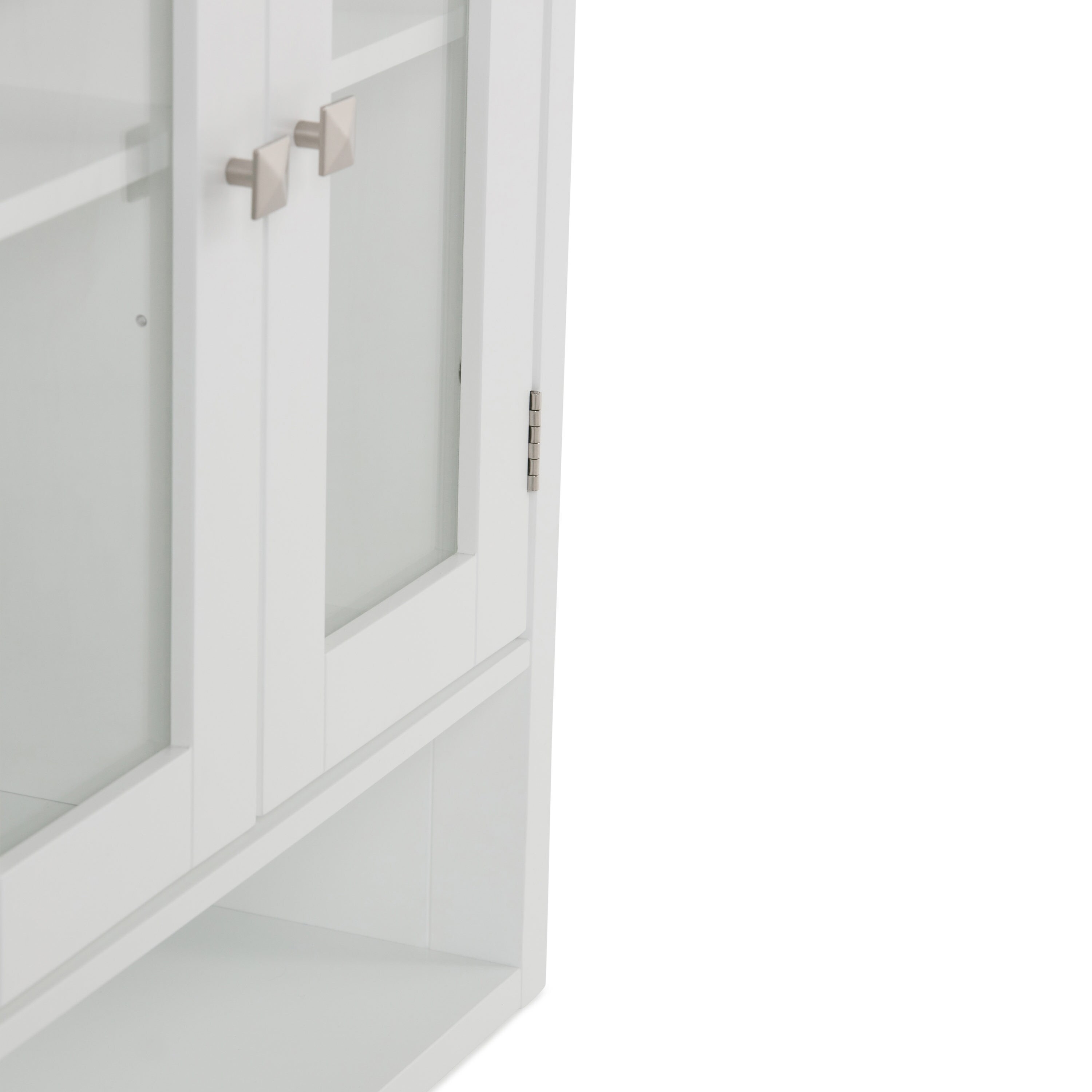 Simpli Home AXCBSACA04-WH Bathroom-Wall-Cabinets - View #7