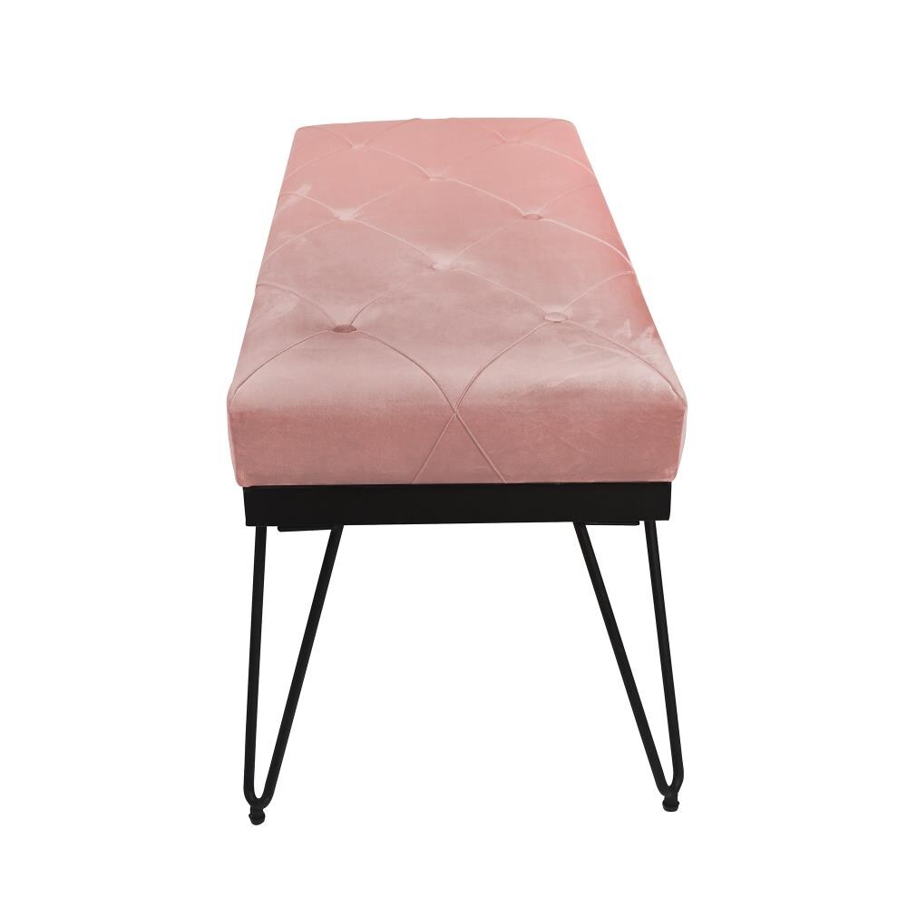 GIA Bench Modern Pink Accent Bench 55 51 In X 17 71 In X 19 68 In At   40926395 