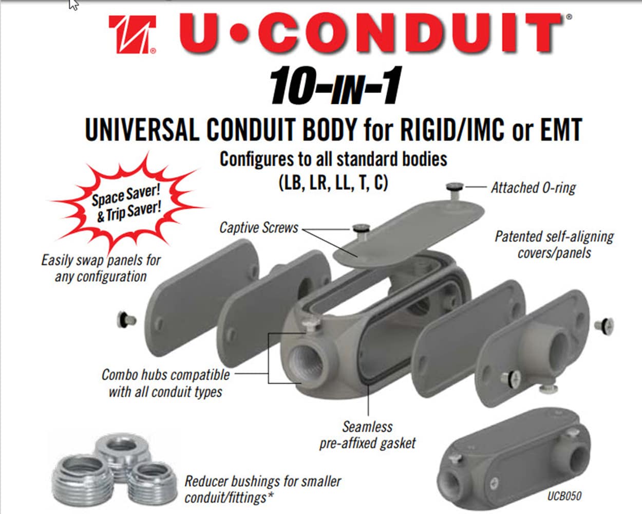 Hubbell UCB0100 Conduit-Bodies - View #4