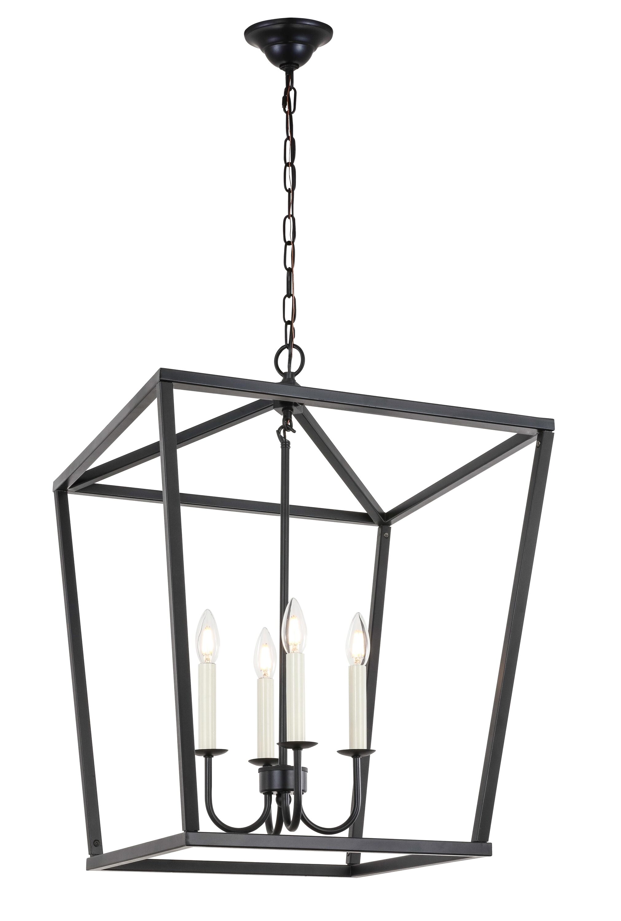 Elegant Decor HFDL18024D20BK Pendant-Lights - View #5