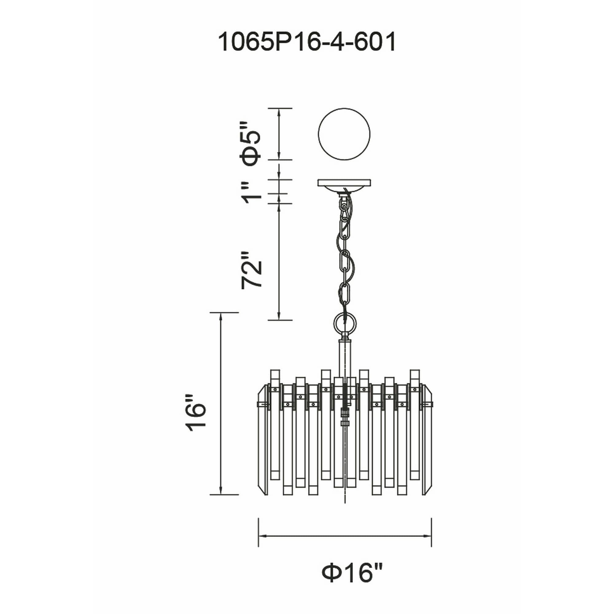 CWI Lighting 1065P16-4-601 b090015 - View #9