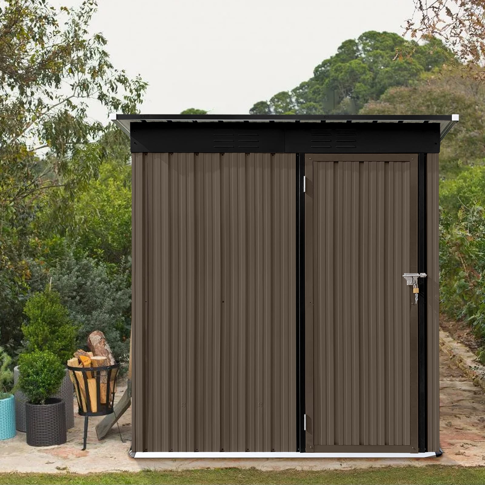 Flynama V-113462 Metal-Storage-Buildings-Sheds - View #7