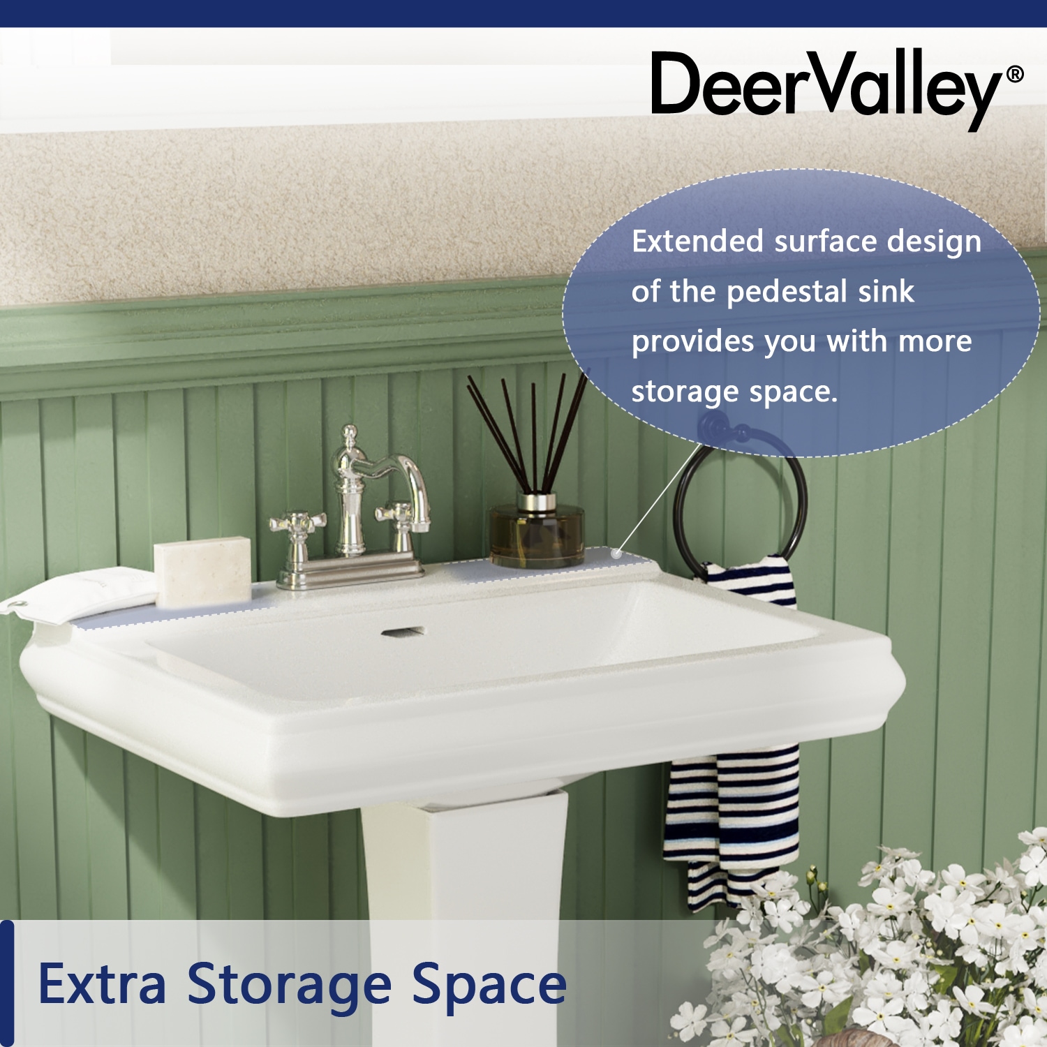 DeerValley DV-1P521 Complete-Pedestal-Lavatories - View #6