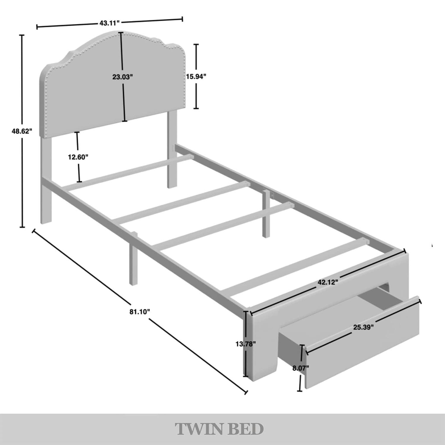 CasePiece C8363TUBS-WGY-LN beds - View #10