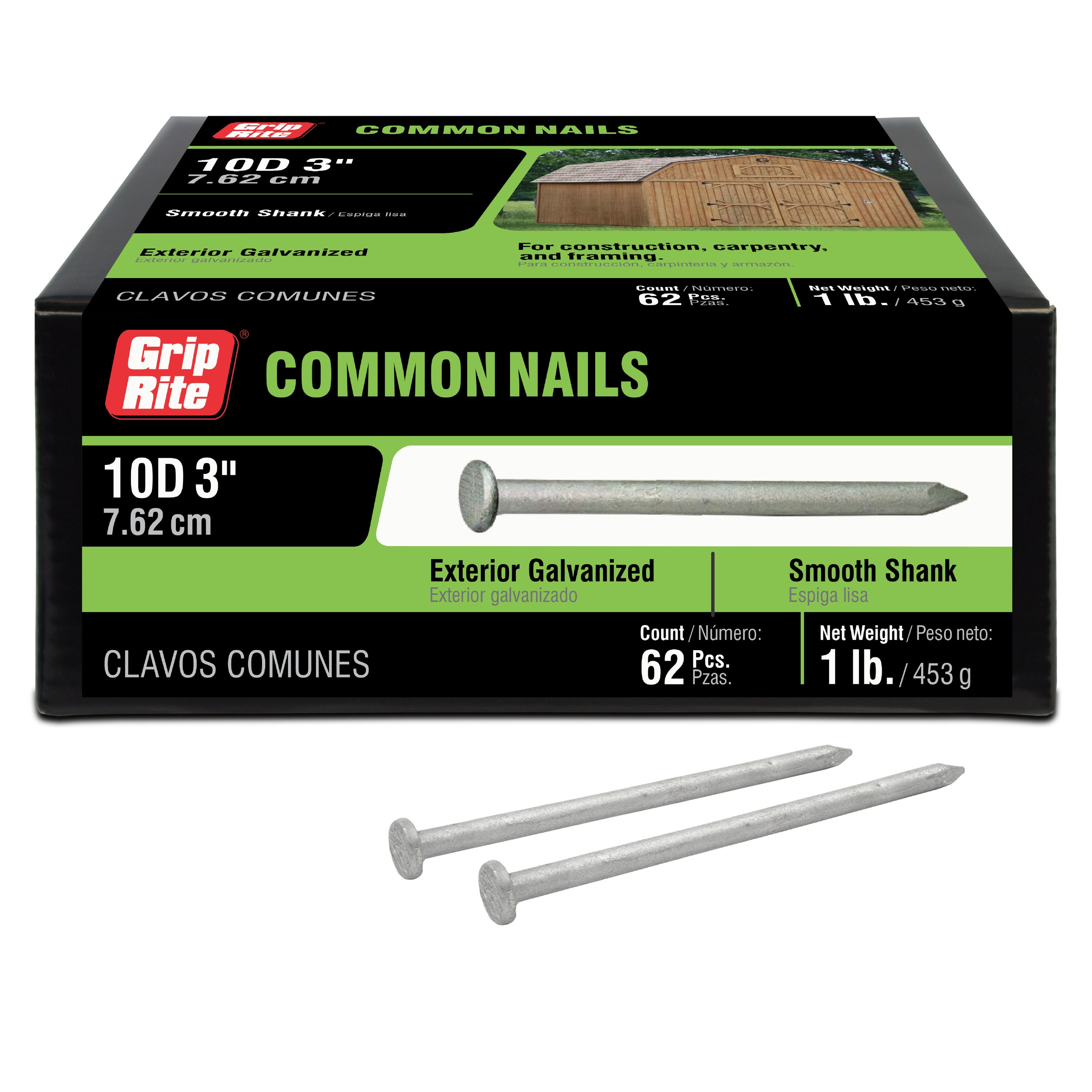 Ace 1-1/4 in. Roofing Electro-Galvanized Steel Nail Large Head 1 lb - Ace  Hardware