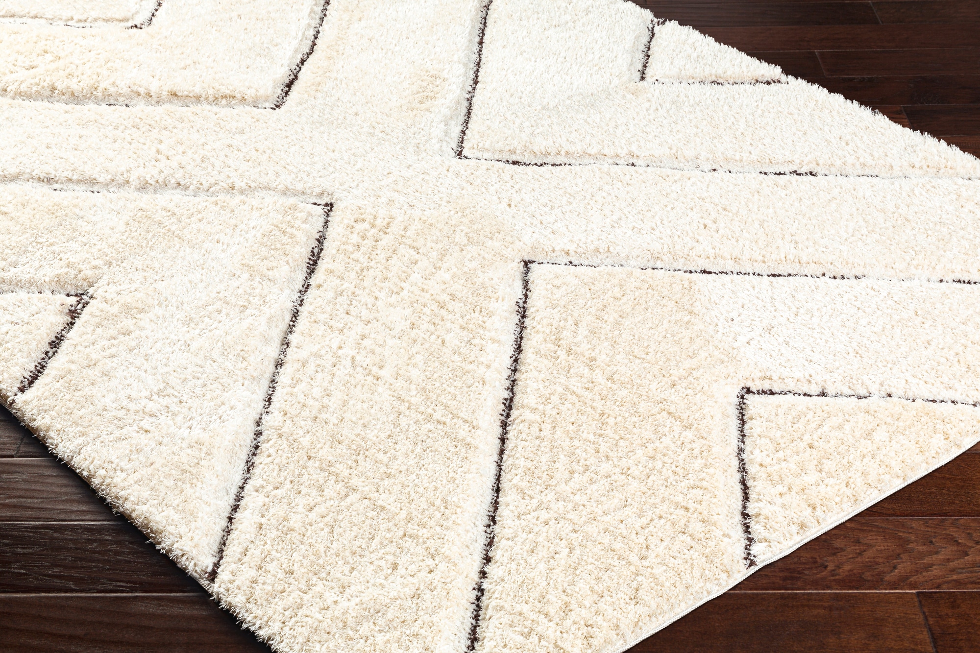 Easy-Care Reversible Gray Spot Synthetic Area Rug 5'3" x 7'