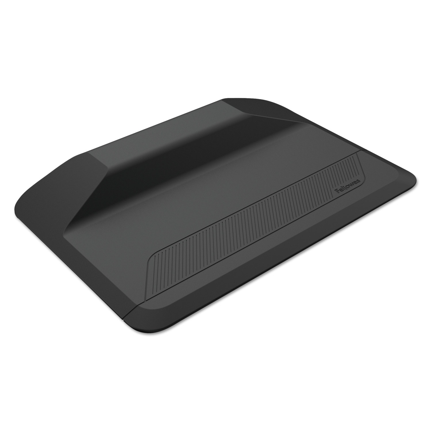 Fellowes FEL8707102 36-in x 24-in Black Resin Non-Slip Grip Indoor Anti-fatigue Mat