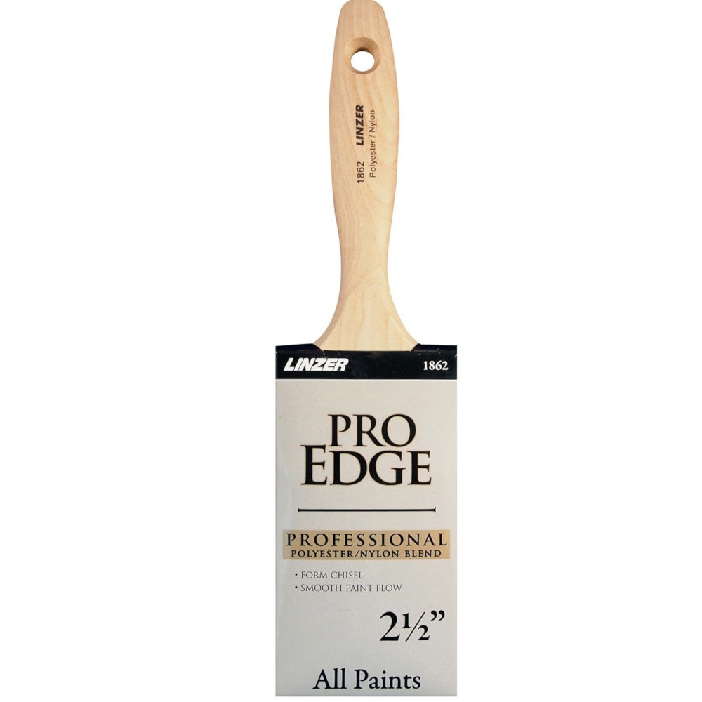 Linzer 820241 2-1/2-in Reusable Nylon - polyester blend Flat General purpose brush