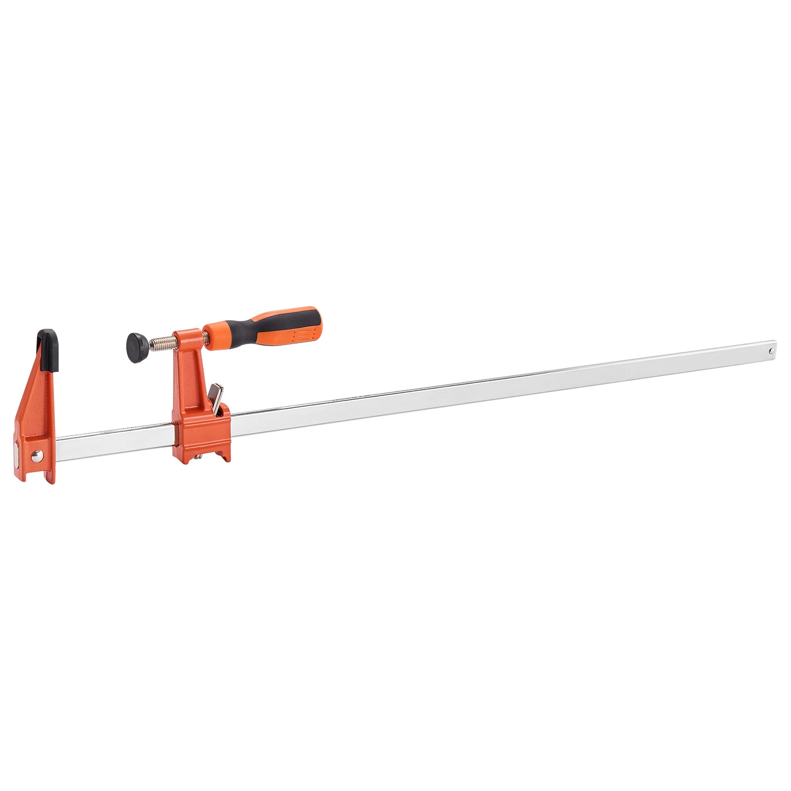 VEVOR SCFJ24INCH2G07599V0 Bar Clamps for Woodworking  2-Pack 24 inch Opening  Lockable F-Clamp with 600 lbs Load Limit  2-1/2 inch Depth  Cast Iron and Carbon Steel  Easy to Use  Wood Clamps for Woodworking Metal Working