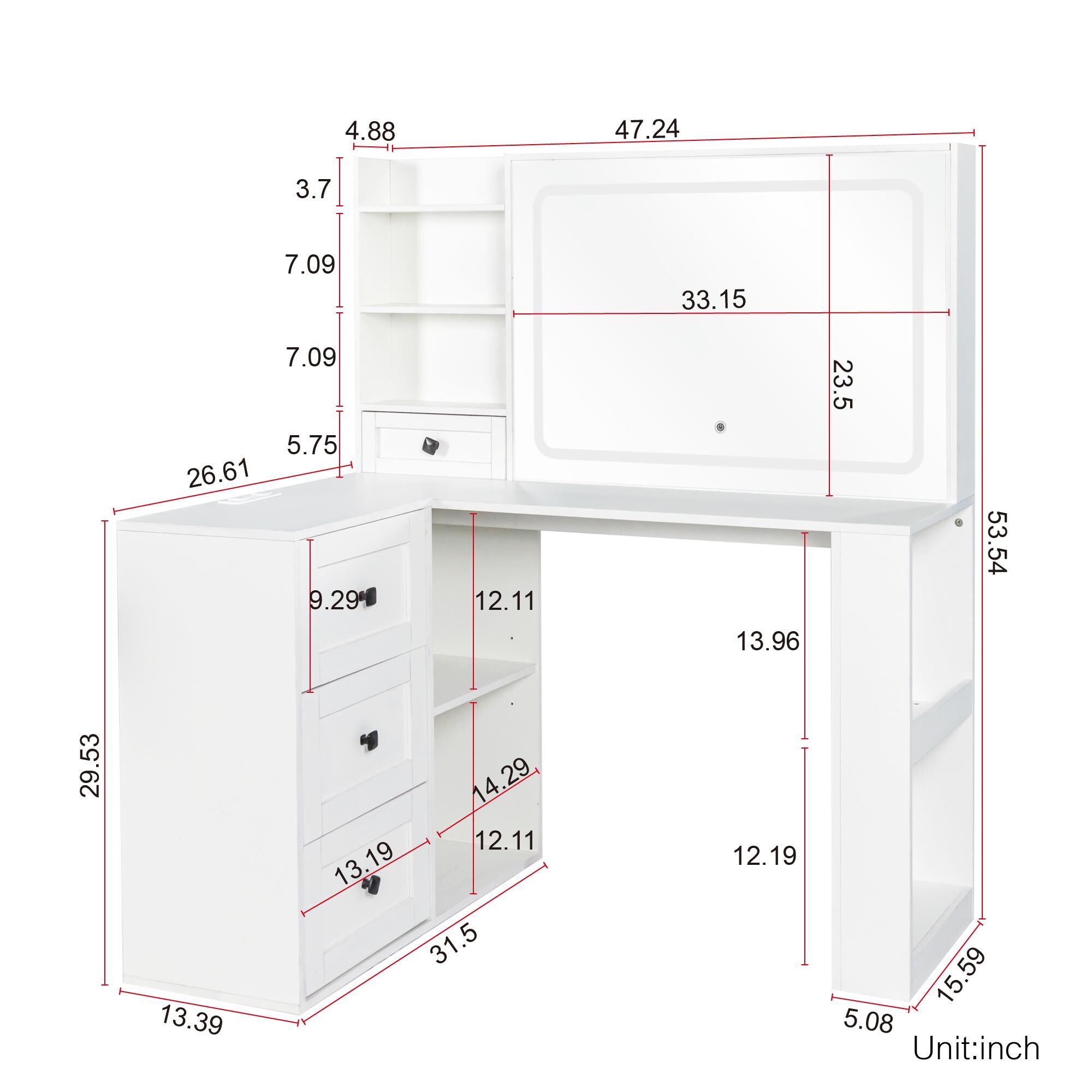 Bayfeve BF-331S163-IN Bedroom-Vanities - View #5