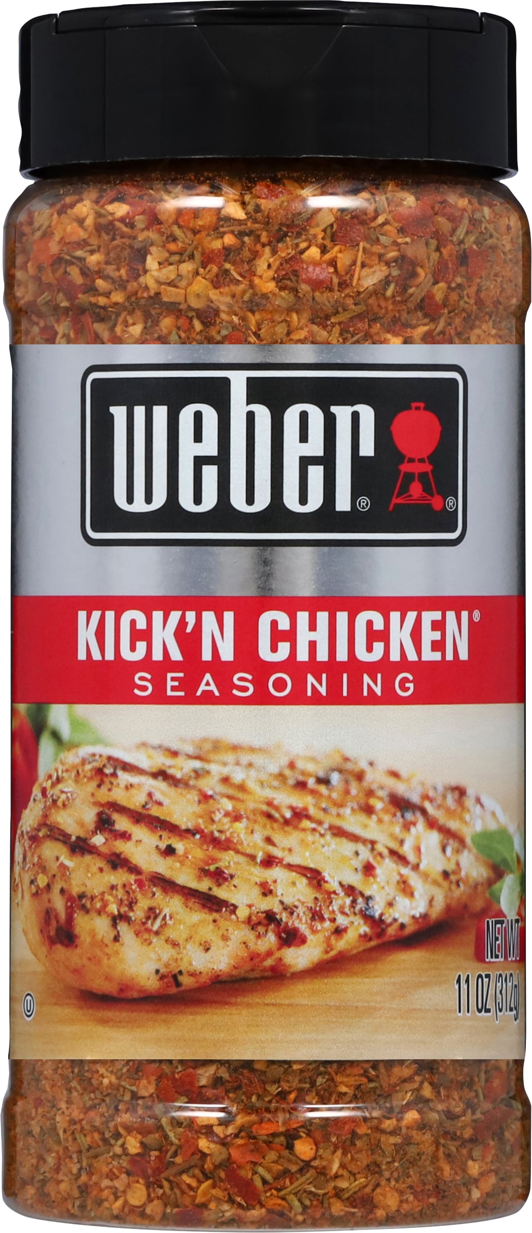 Weber 047600511345 11-oz Kick'n chicken Rub/Seasoning