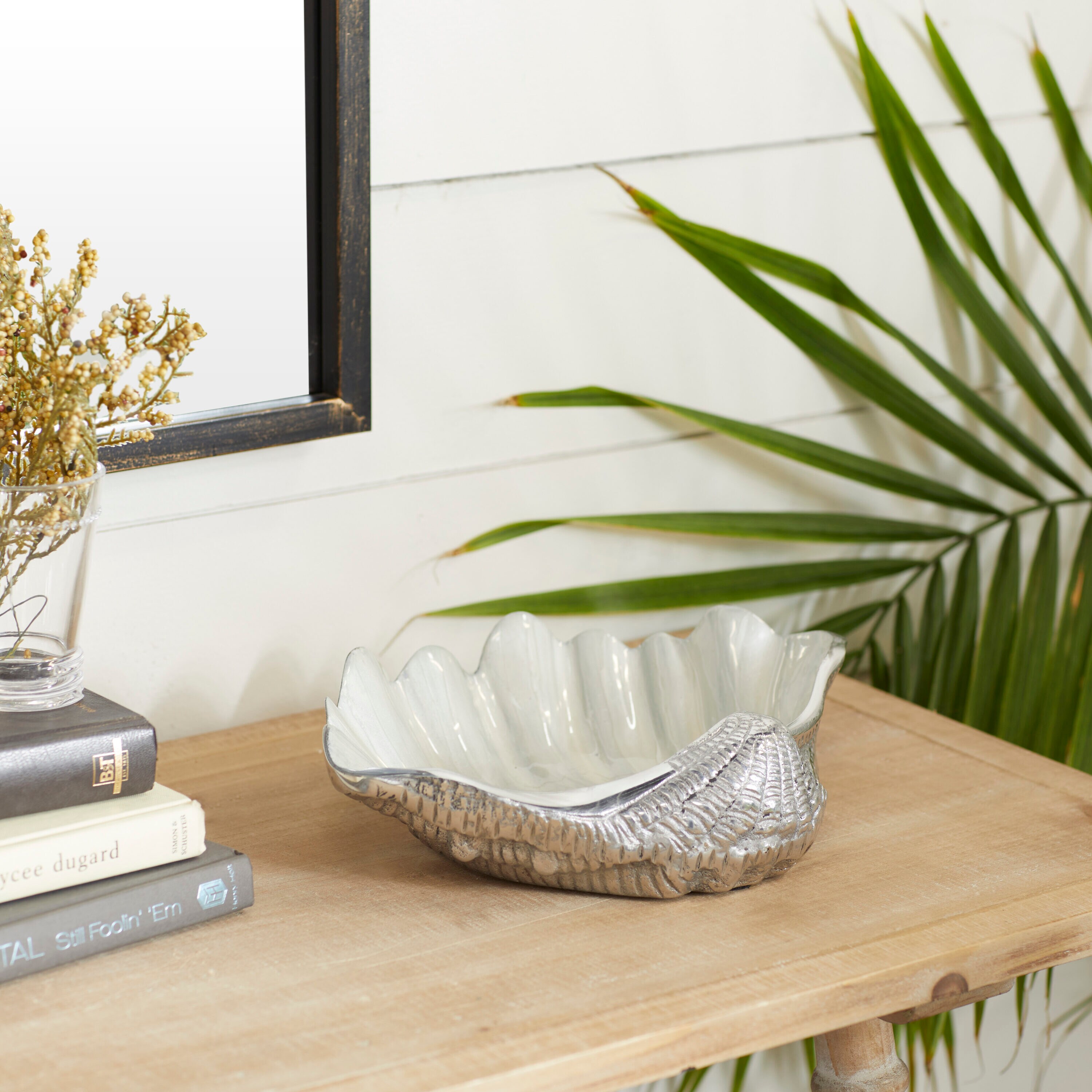 Grayson Lane White Aluminum Modern Decorative Bowl in the Decorative ...