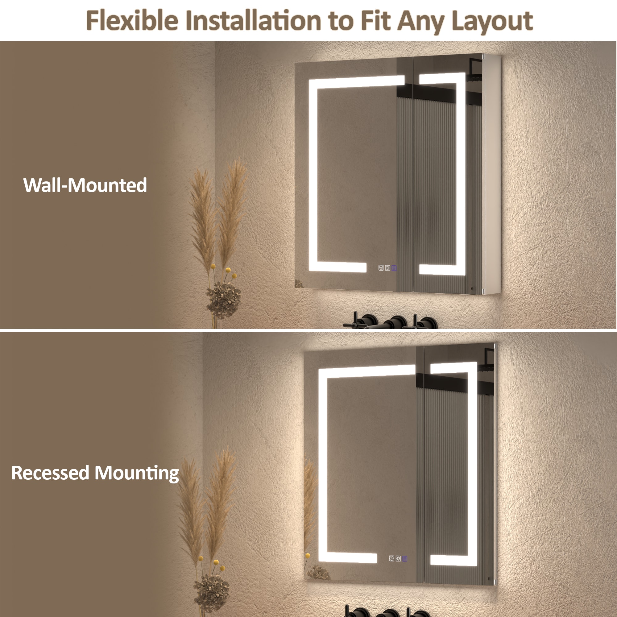 ExBrite EBMC2830V3DX Bathroom-Medicine-Cabinets - View #14