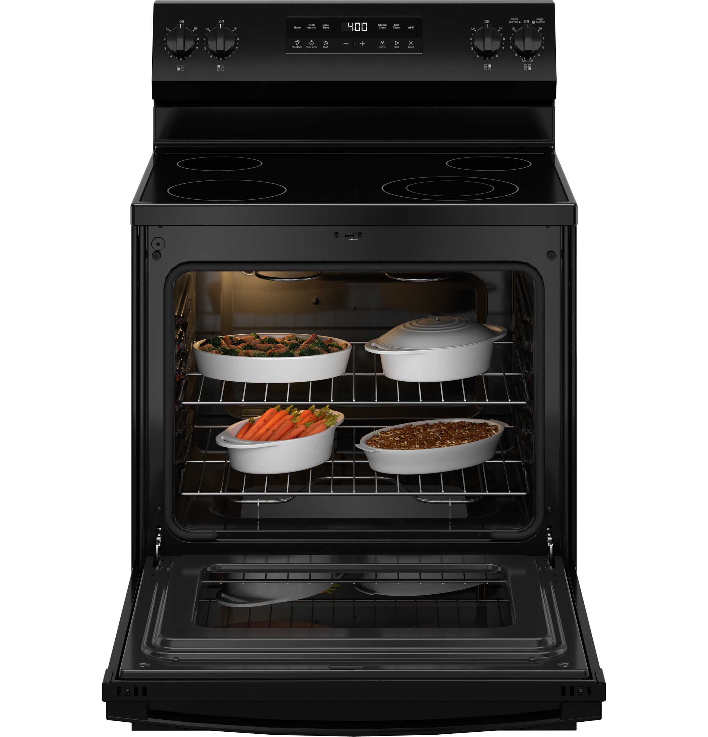 GE GRF400PVBB Freestanding-Electric-Ranges - View #2