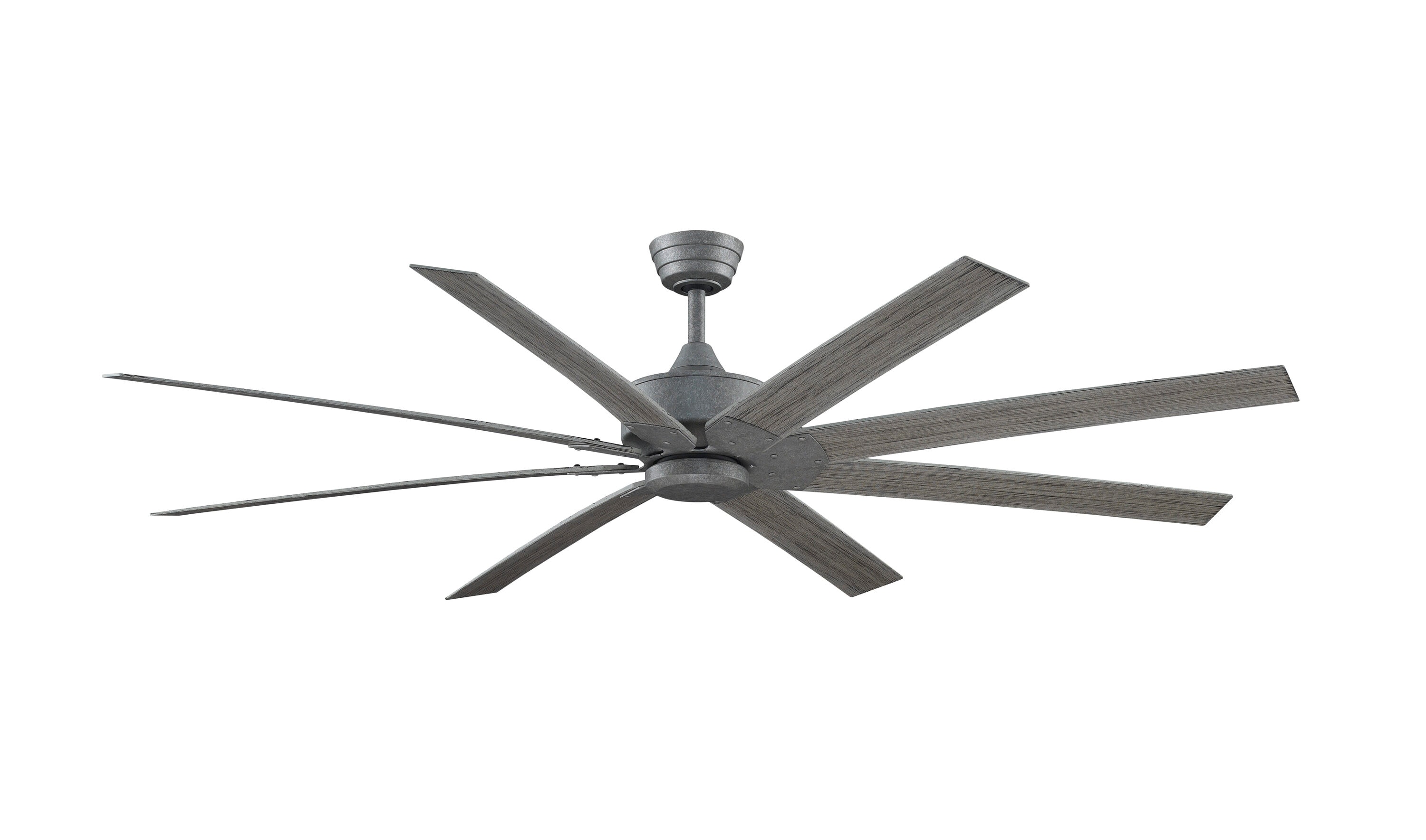 Fanimation TriAire Custom 52-in Black Color-changing Integrated LED Indoor/Outdoor Smart Propeller Ceiling Fan with Light and Remote (3-Blade) FPD8514BLW-52BLW-LK Sansujyuku sansujyuku.com