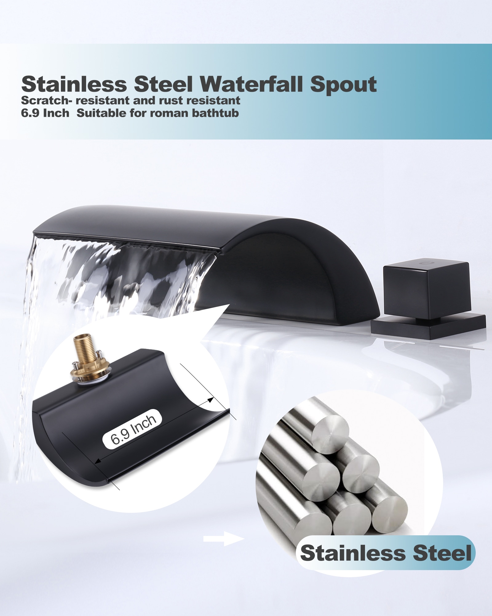 WOWOW 3080600B-LW Roman-Tub-Faucets - View #8