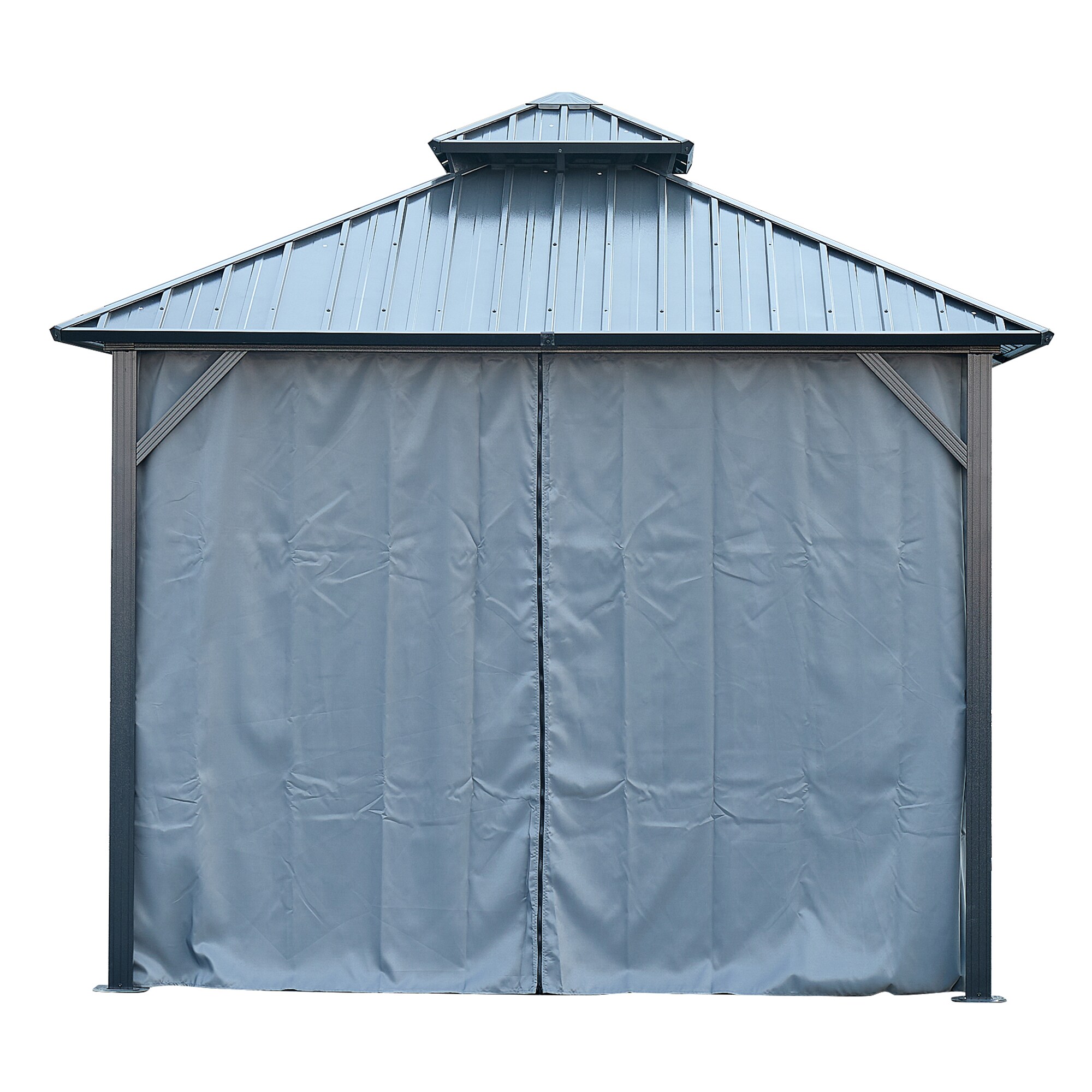SINOFURN SYE350017GY Wood-Resin-Gazebos - View #19