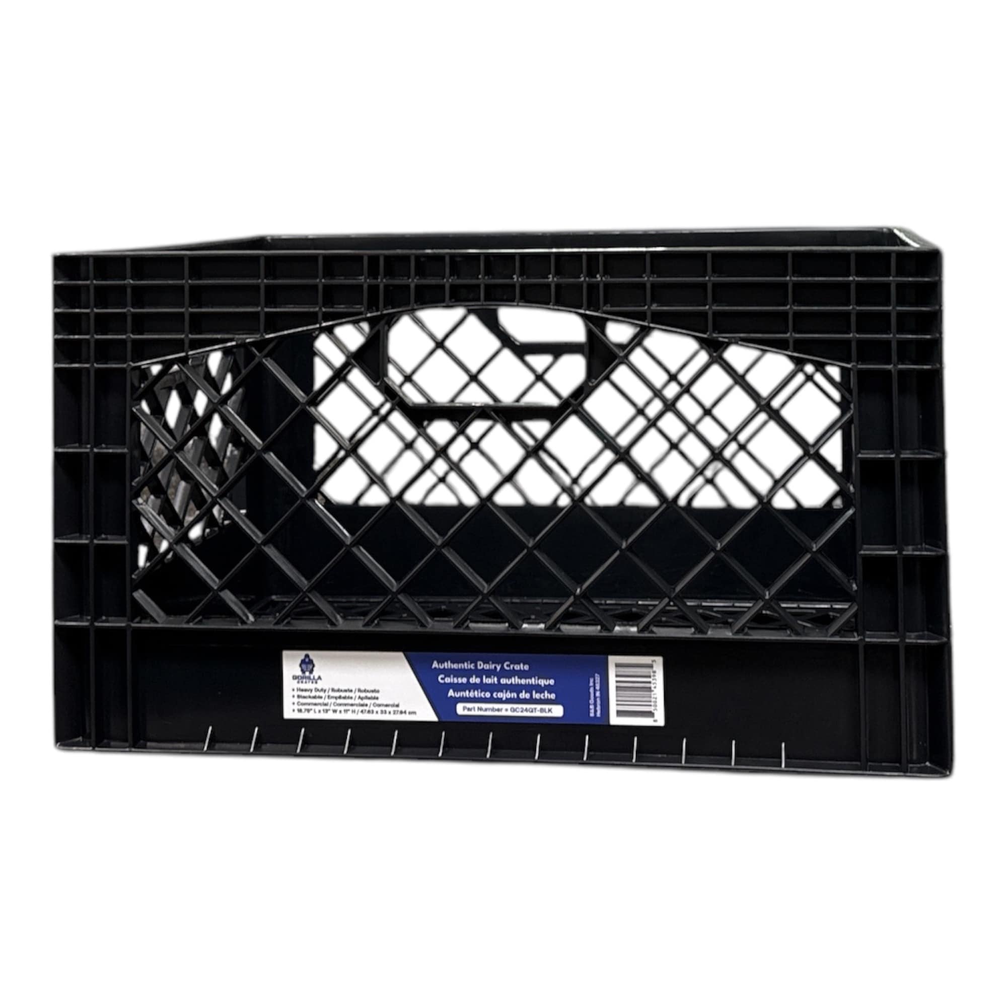 Gorilla Crates  Milk Crate for Office Storage and Classroom Organization