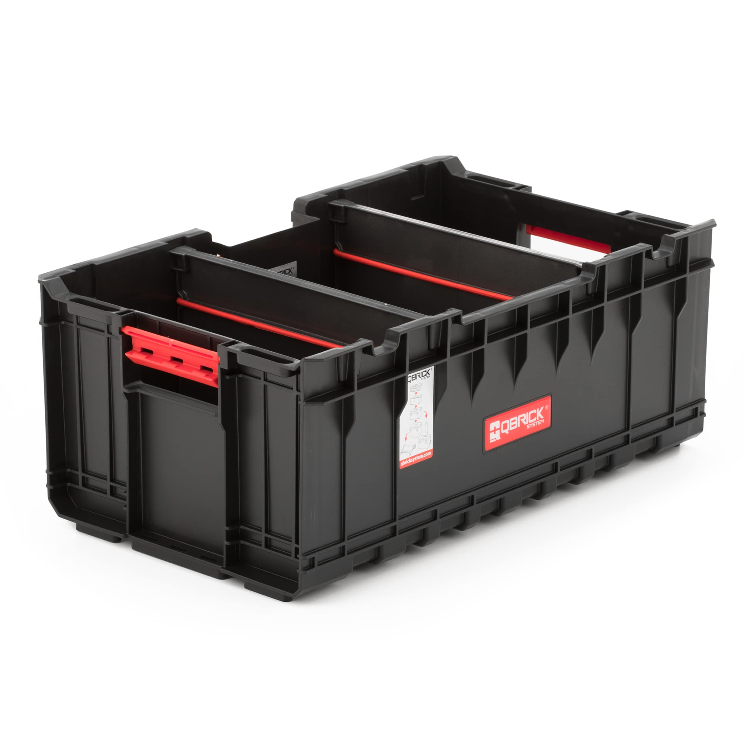 Qbrick System QS ONE/Pro 23.6-in Black Metal Wheels Lockable Tool Box