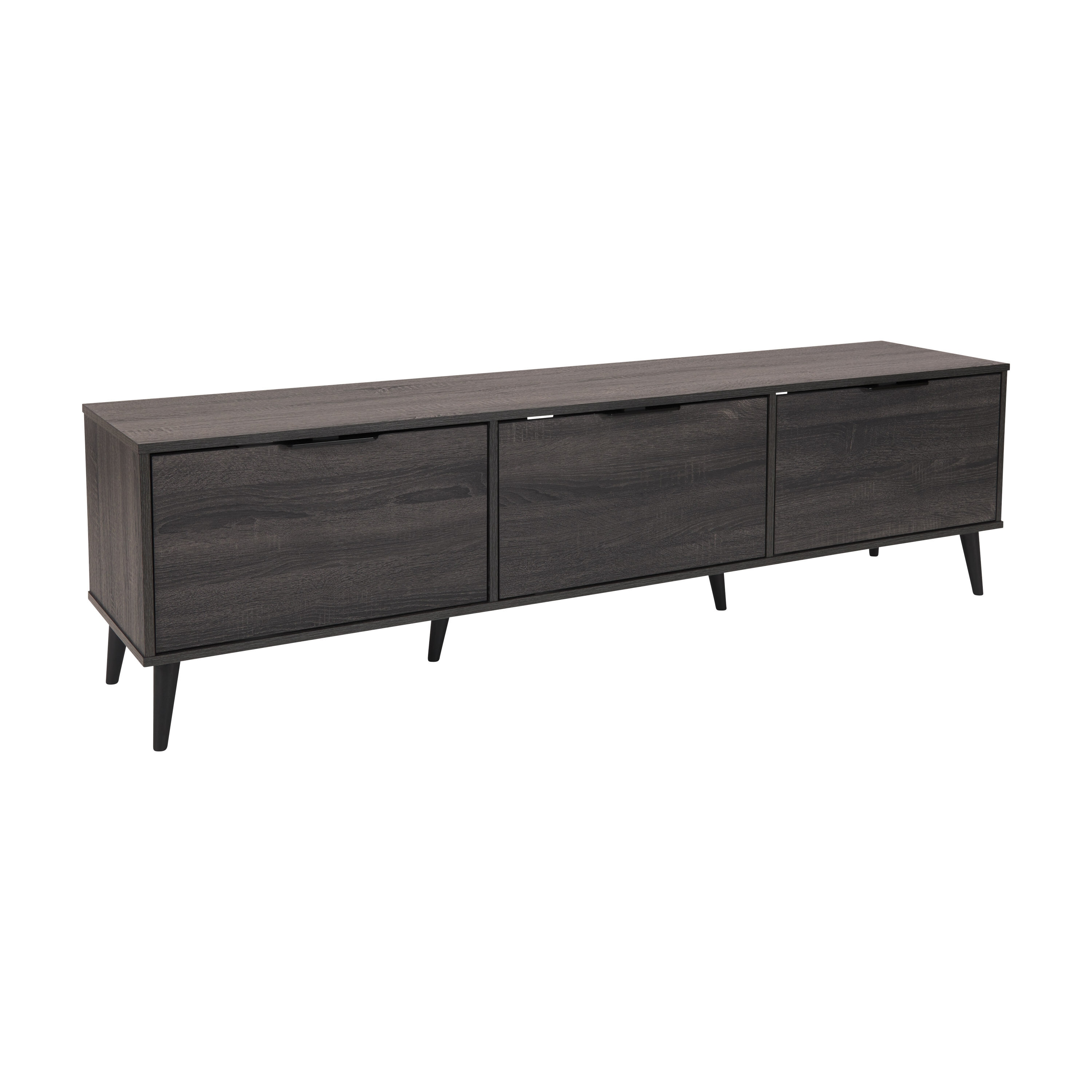 CorLiving THW-621-B Cole Modern/Contemporary Dark Grey TV stand ( Accommodates TVs more than 70-in )