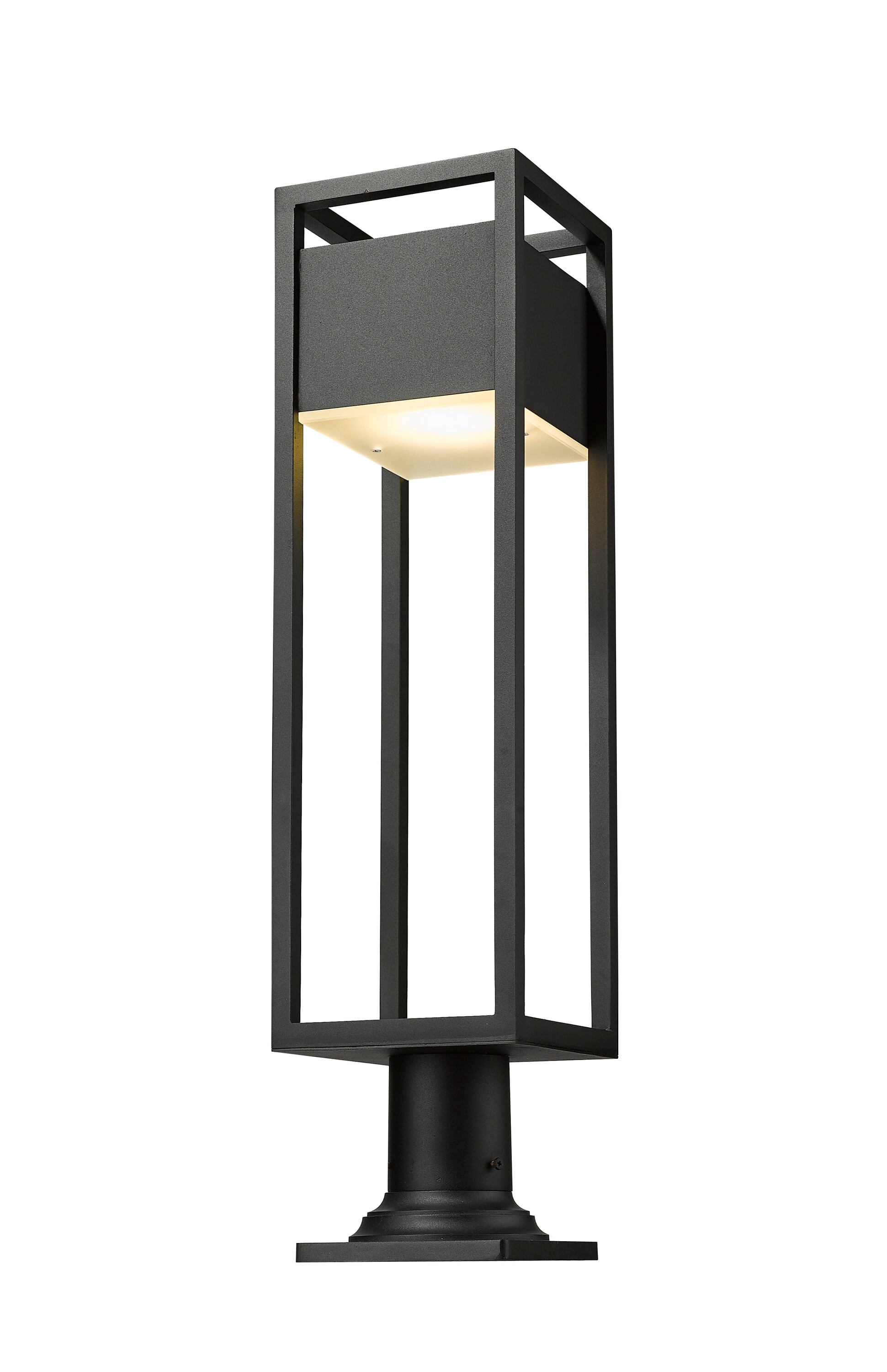 Z-Lite 585PHBR-533PM-BK-LED Post-Lights - View #3