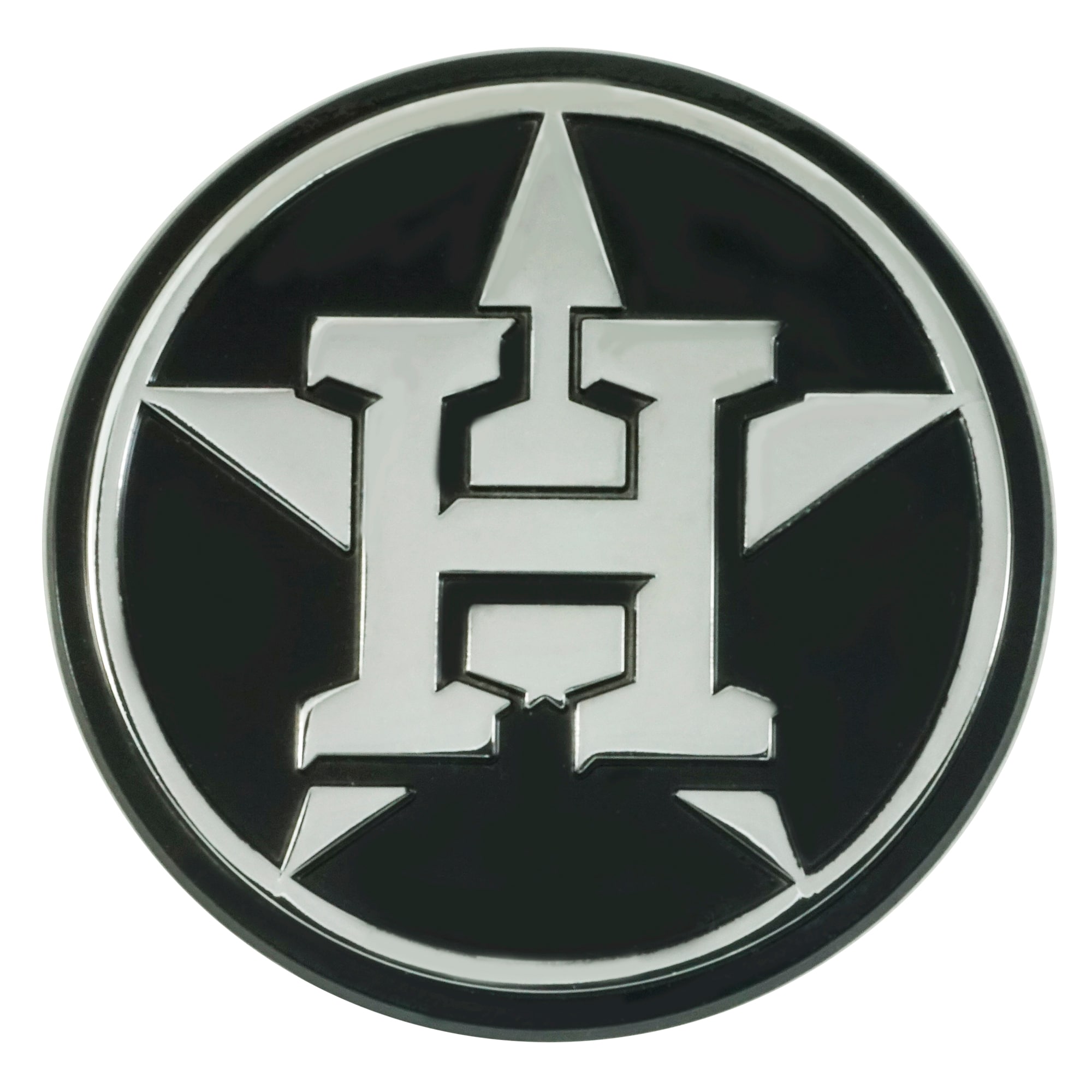 Houston Astros Retro Logo Chrome Acrylic License Plate – Sports Fanz