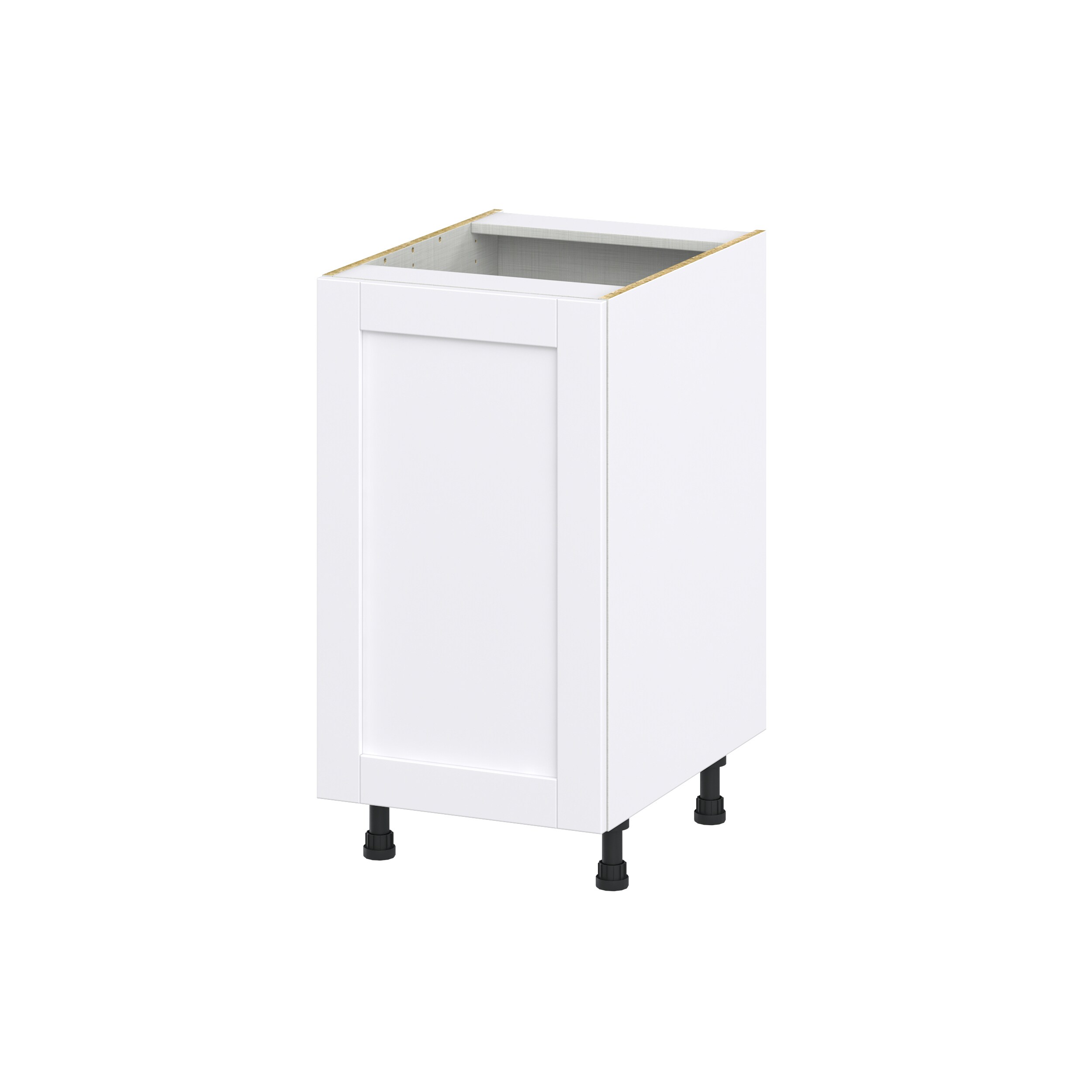 Hugo&Borg Rosemont 18-in W x 34.5-in H x 24-in D Glacier White 2-Drawers Base Fully Assembled Cabinet (Flat Panel Shaker Style)