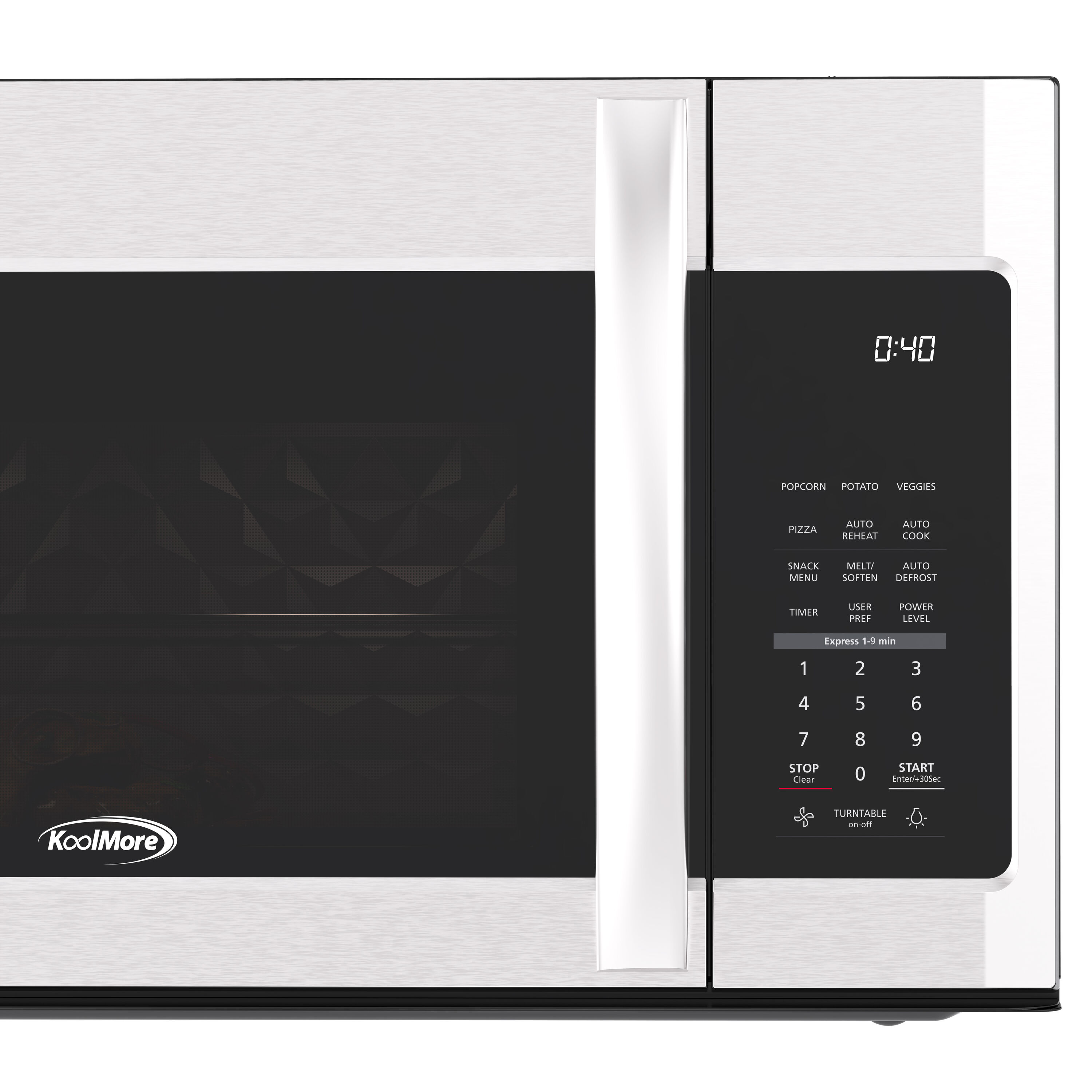 Koolmore 30 in. 1.2 cu. ft. Over the Range Low Profile Microwave