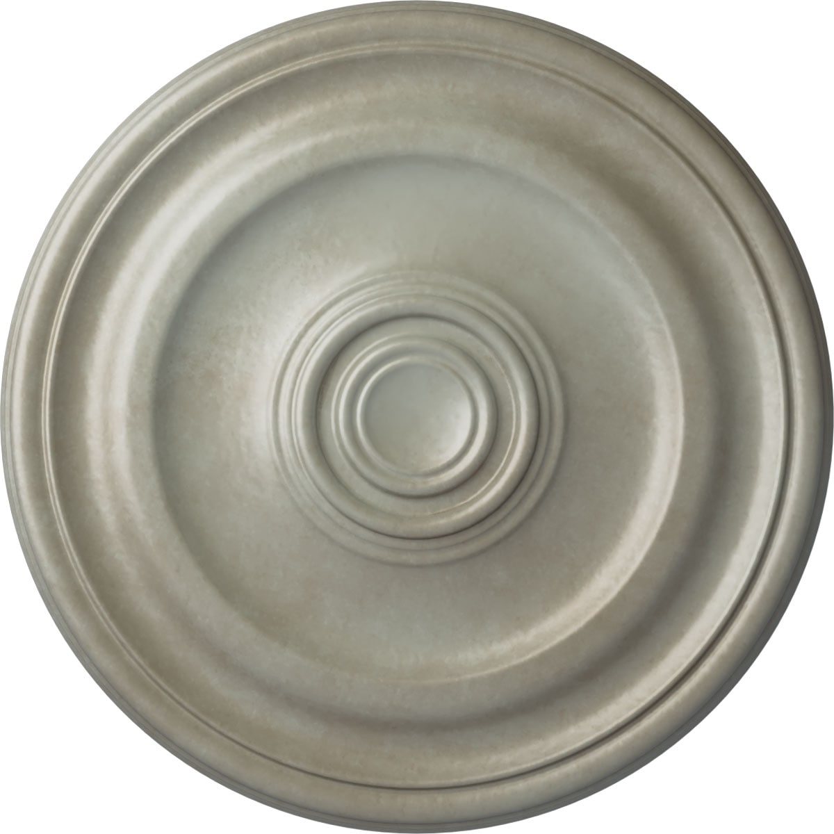 Ekena Millwork CM15DEFLS Devon 15.75-in W x 15.75-in L Painted Flash Gold Polyurethane Whole Ceiling Medallion