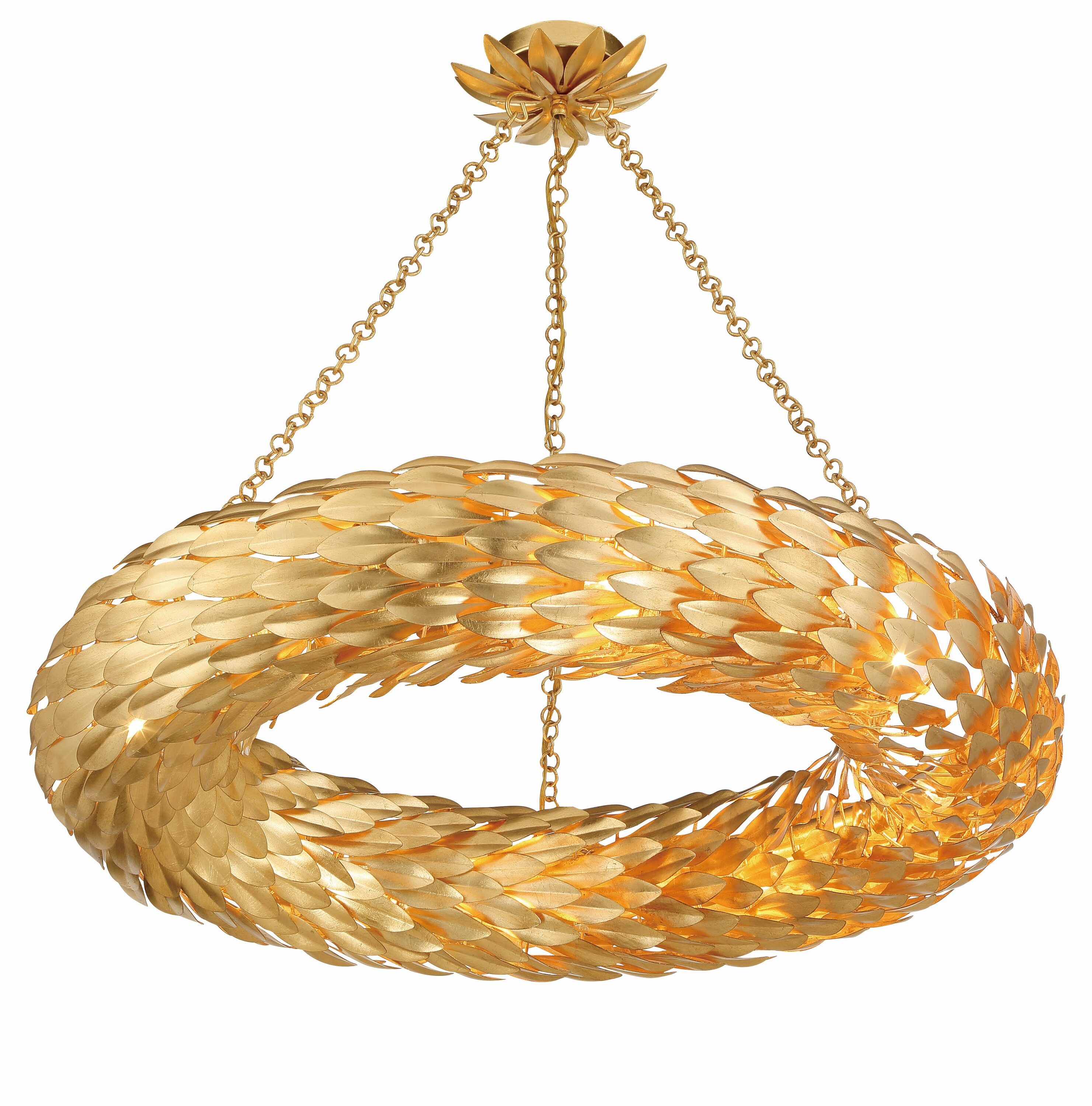 Crystorama 538-GA Pendant-Lights - View #2