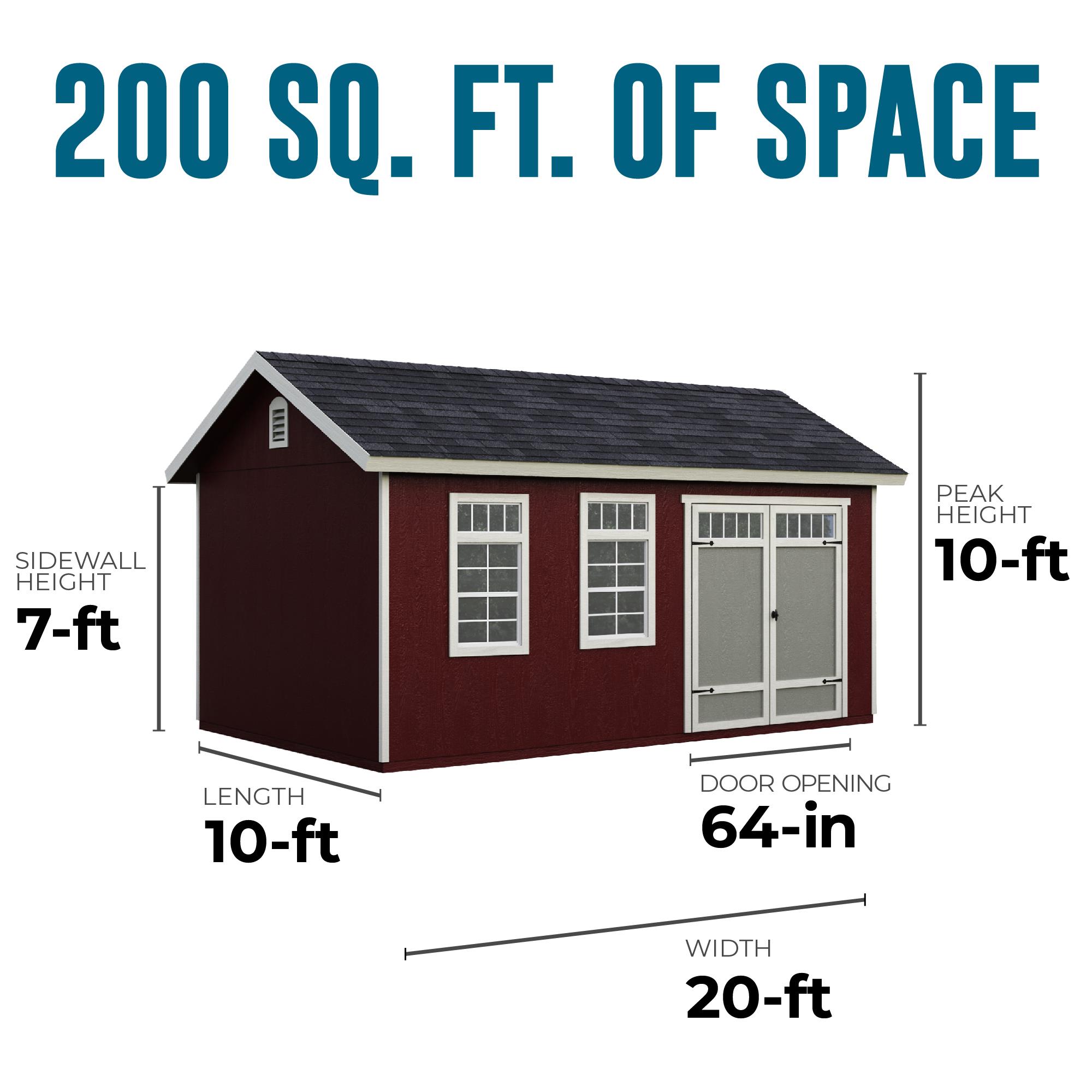 Heartland 19737-6 Wood-Storage-Buildings - View #3